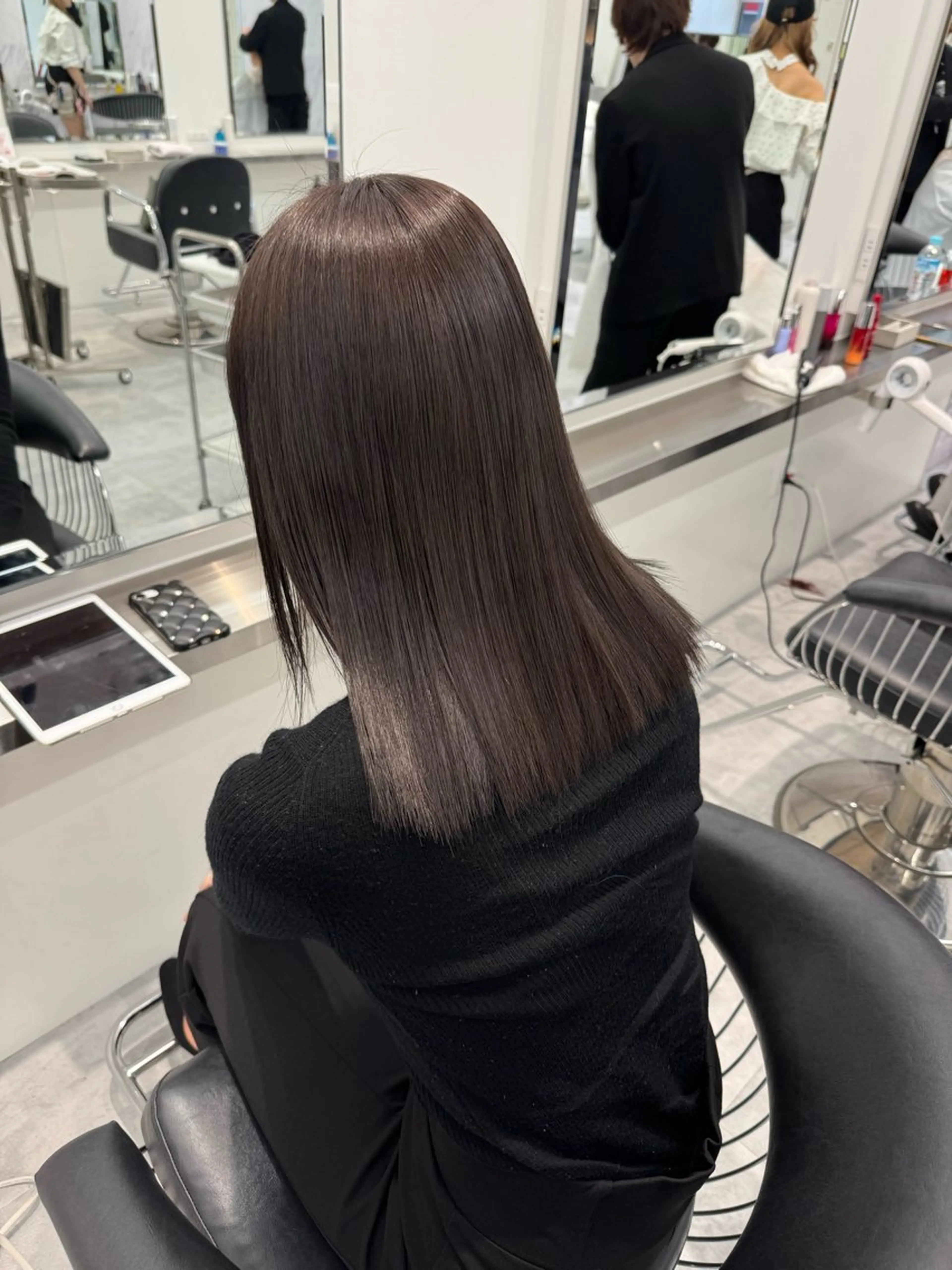 ロング カラー ヘアカラー トリートメント Parve  Mix 🫧梶川虹のヘアスタイル