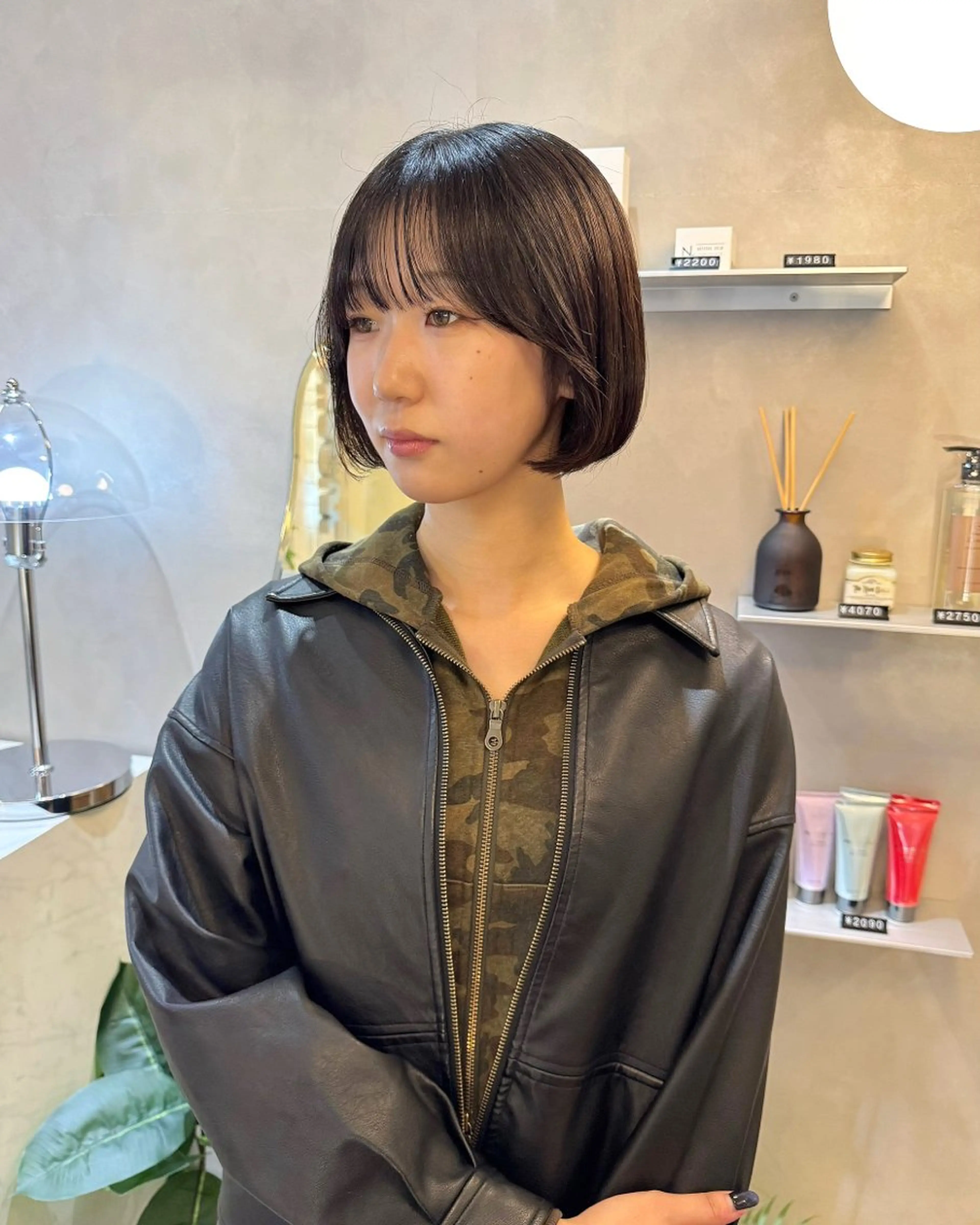 ショート カラー 韓国ヘア🇰🇷/ 顔周り/松田光里のヘアスタイル