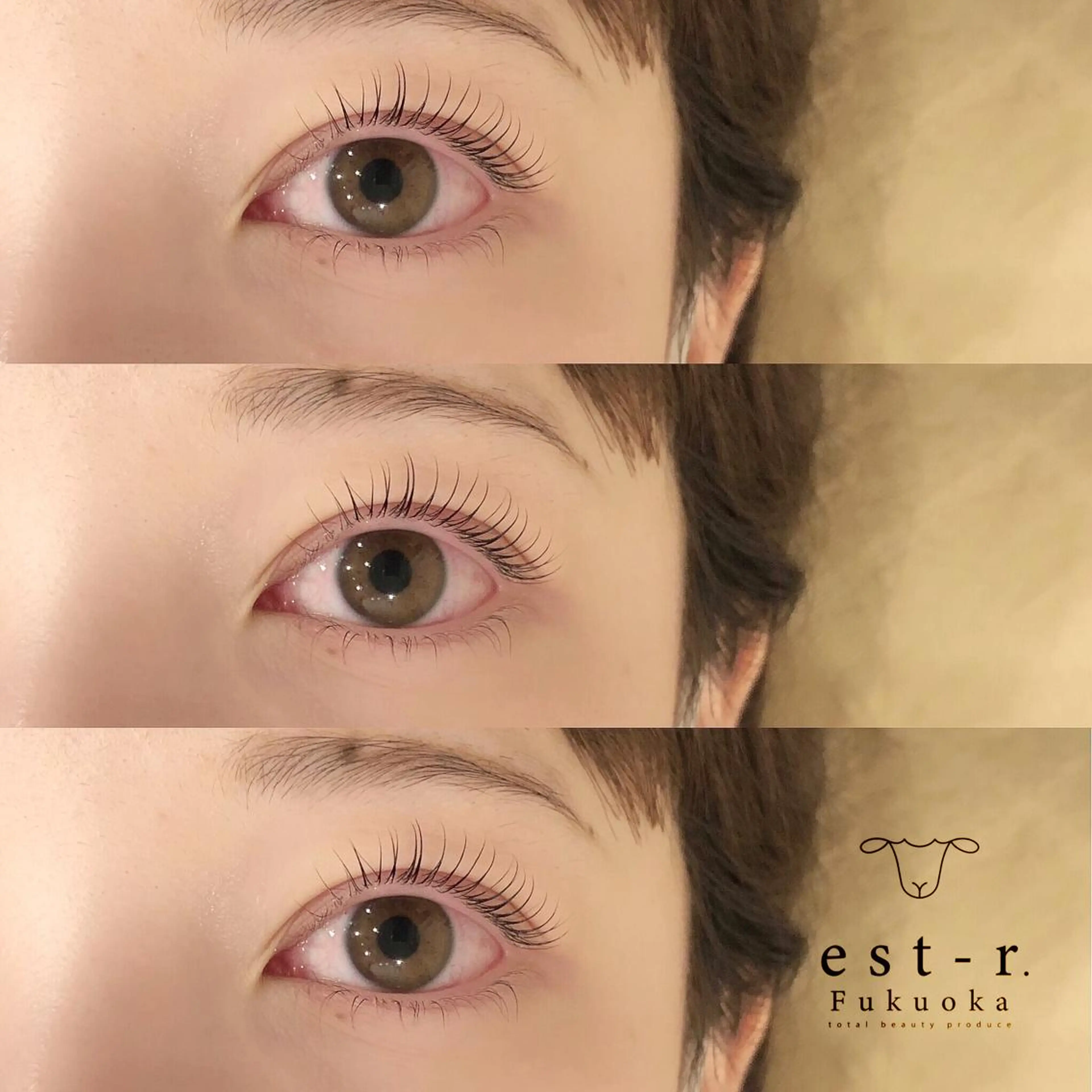 マツエク・マツパ フラットラッシュ パリジェンヌラッシュリフト まつげパーマ 下まつげエクステ 一重×まつ毛パーマ マツパ Riho/博多/ まつげパーマ/LEDのマツエク・マツパデザイン