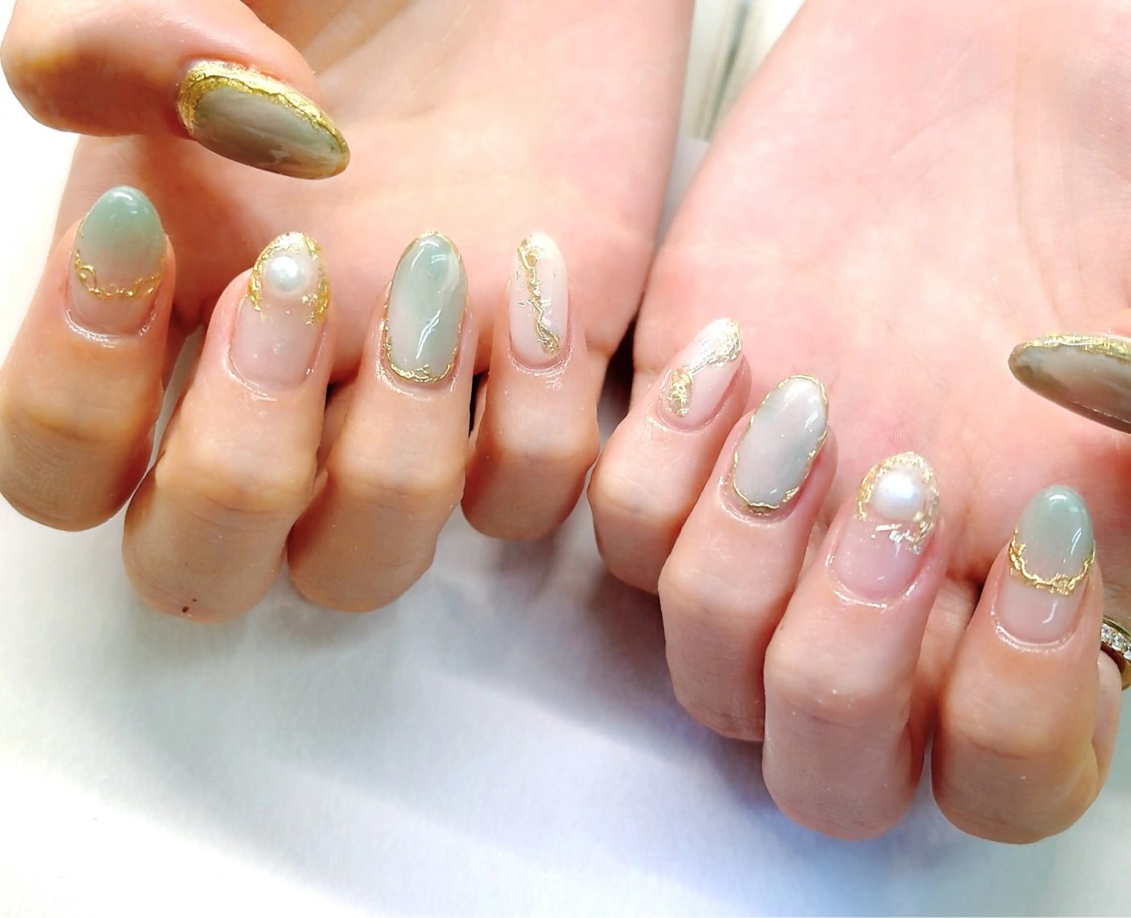 ネイル 春ネイル ハンドネイル iku🌷 by 上福岡らんらんのネイルデザイン