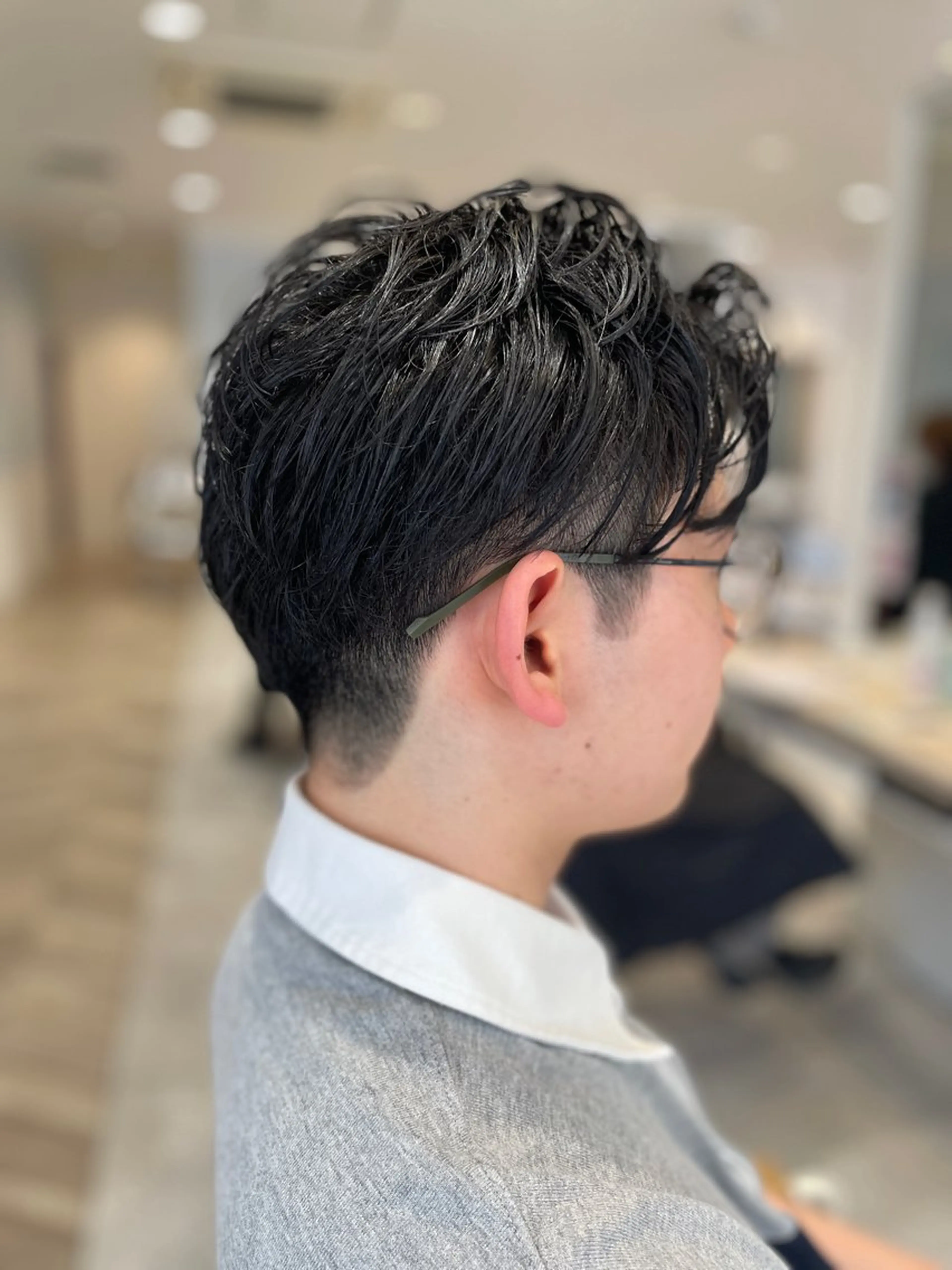 ショート パーマ メンズ カット パーマ メンズパーマ/カット / 古川　諒のヘアスタイル