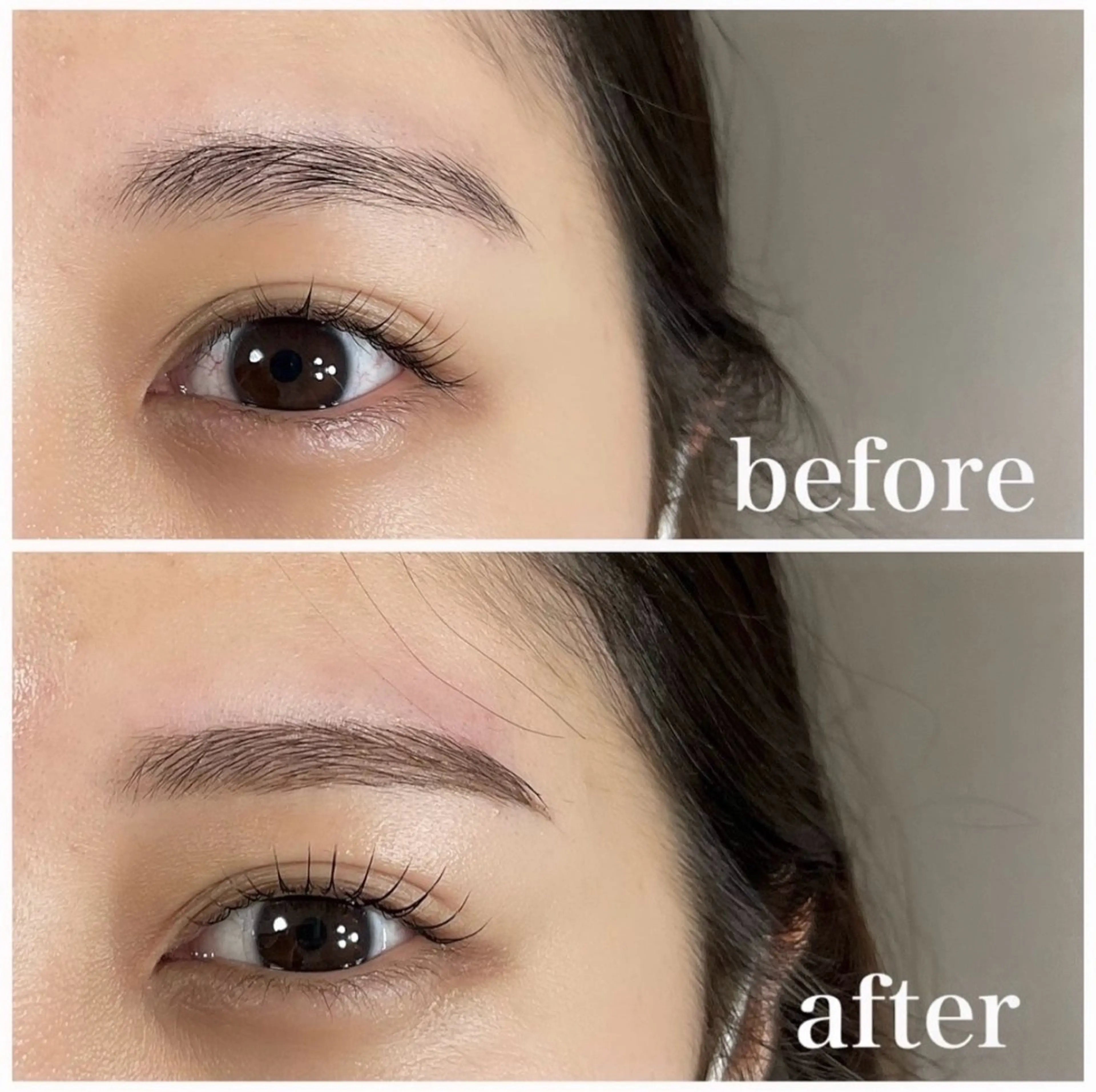 眉毛Wax＆まつ毛パーマ上【2点セット】🌼🩵春特別クーポン👀の写真