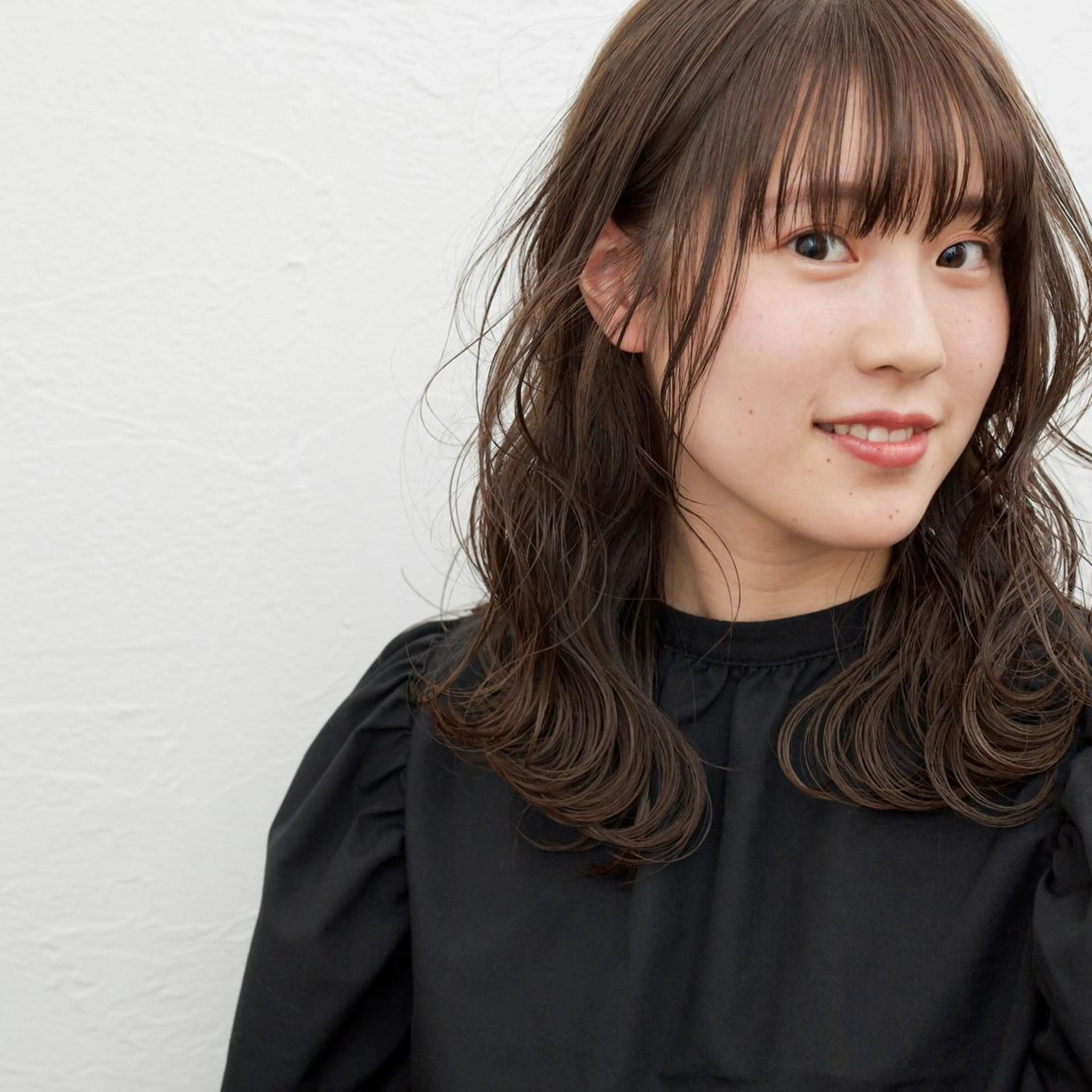 セミロング カラー グレージュ 髪質改善 トリートメント カット ヘアカラー トリートメント 🍑もも 🍑のヘアスタイル