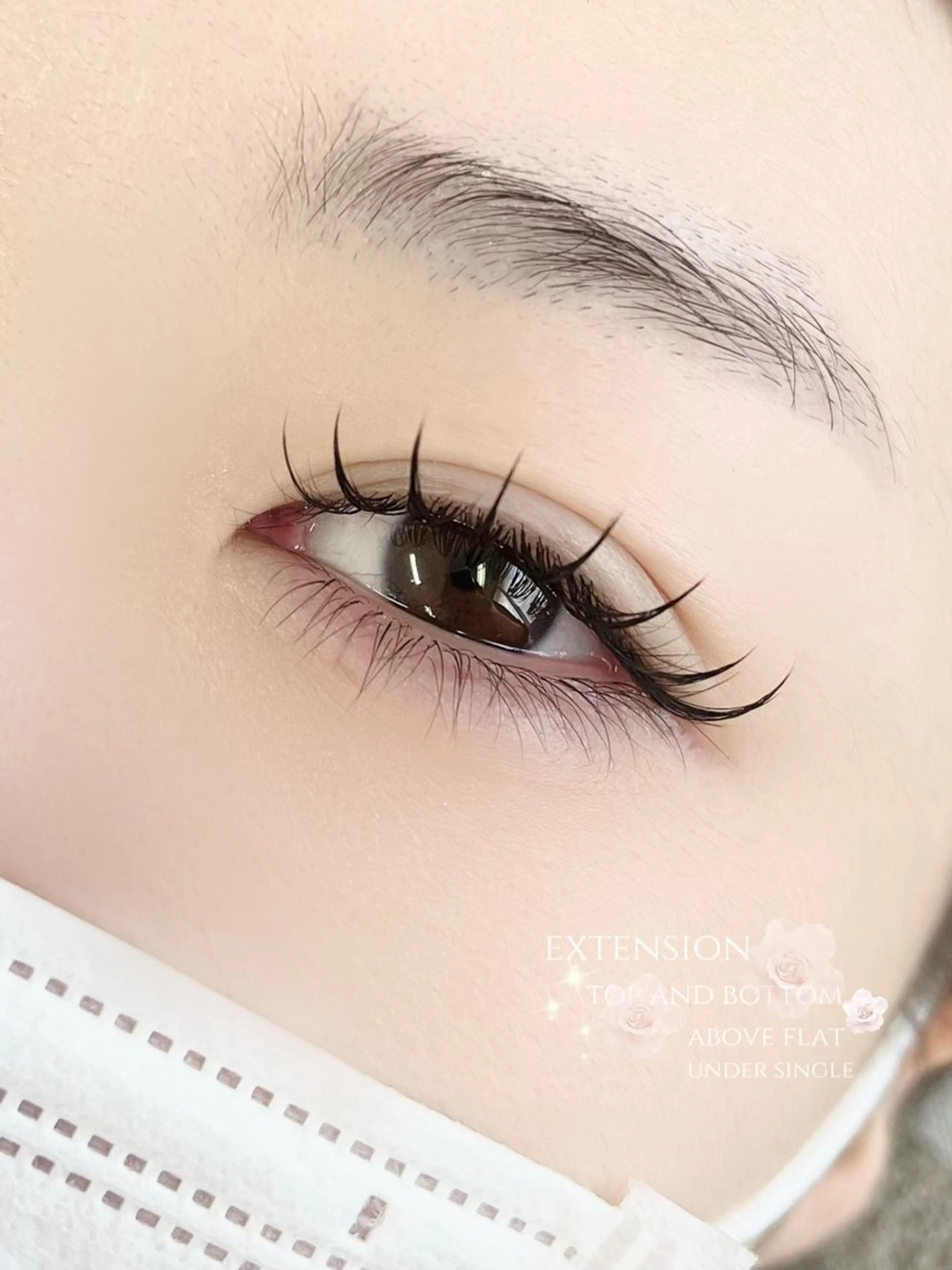 【ミニモ特別価格🌟】上下マツエク‼️ご新規様120本＋下30本　オフ無料2200円OFF➡️¥7150 2月末まで限定の写真