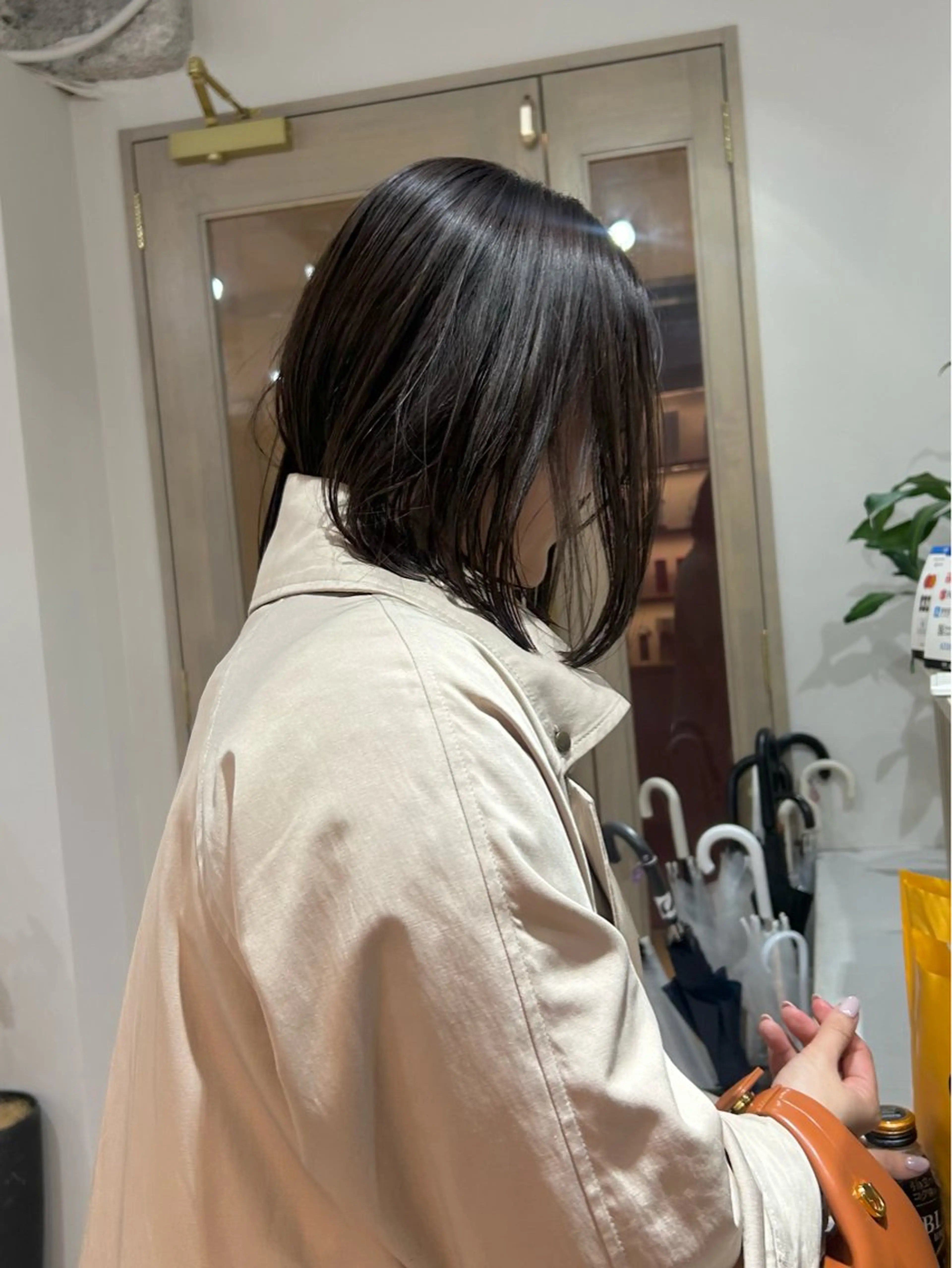 ショート カラー 髪質改善 酸性ストレート カット 縮毛矯正 トリートメント 透明感カラー/西梅田 / nagisa🦋のヘアスタイル