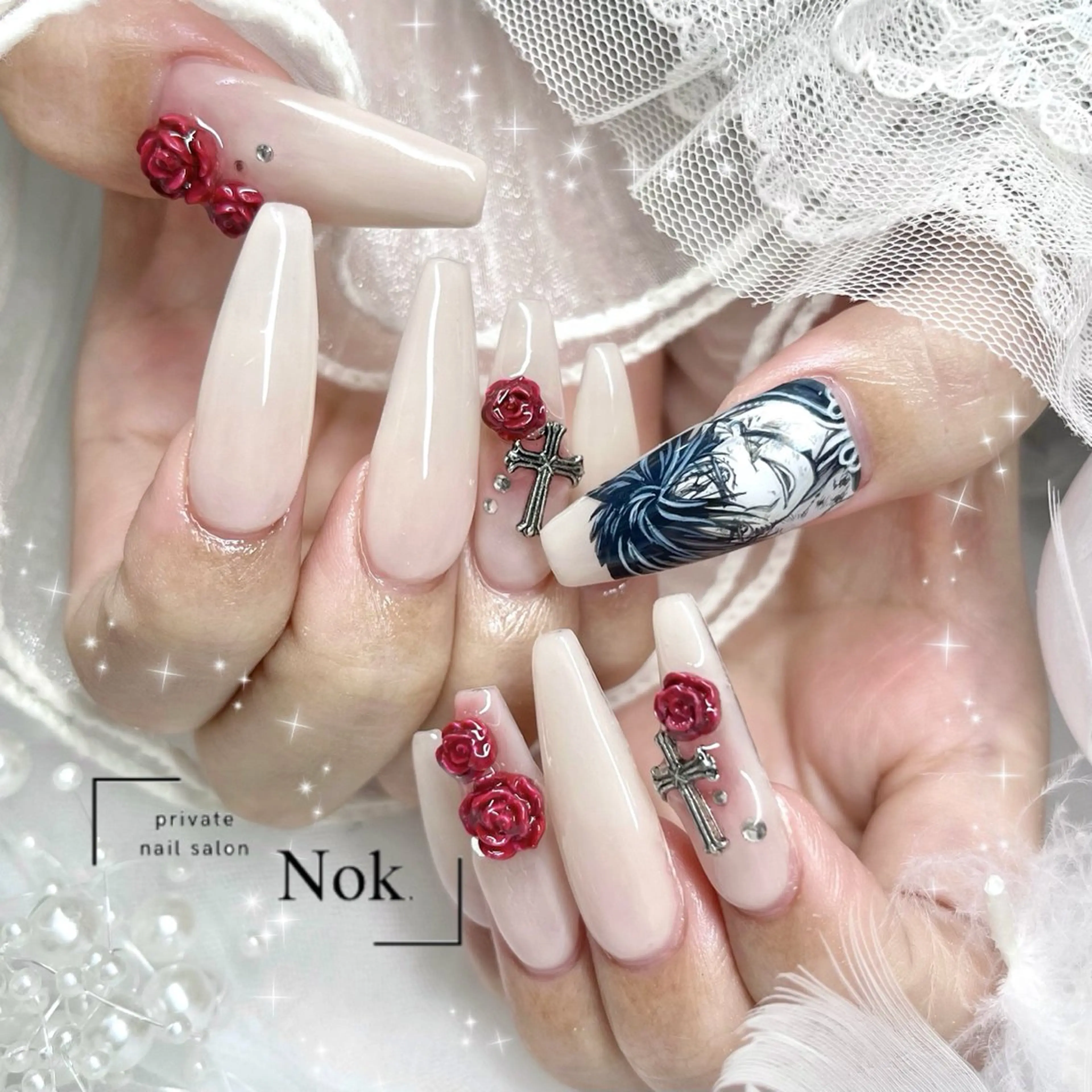 ネイル ハンドネイル 池袋痛ネイル Nok. 渡辺のネイルデザイン