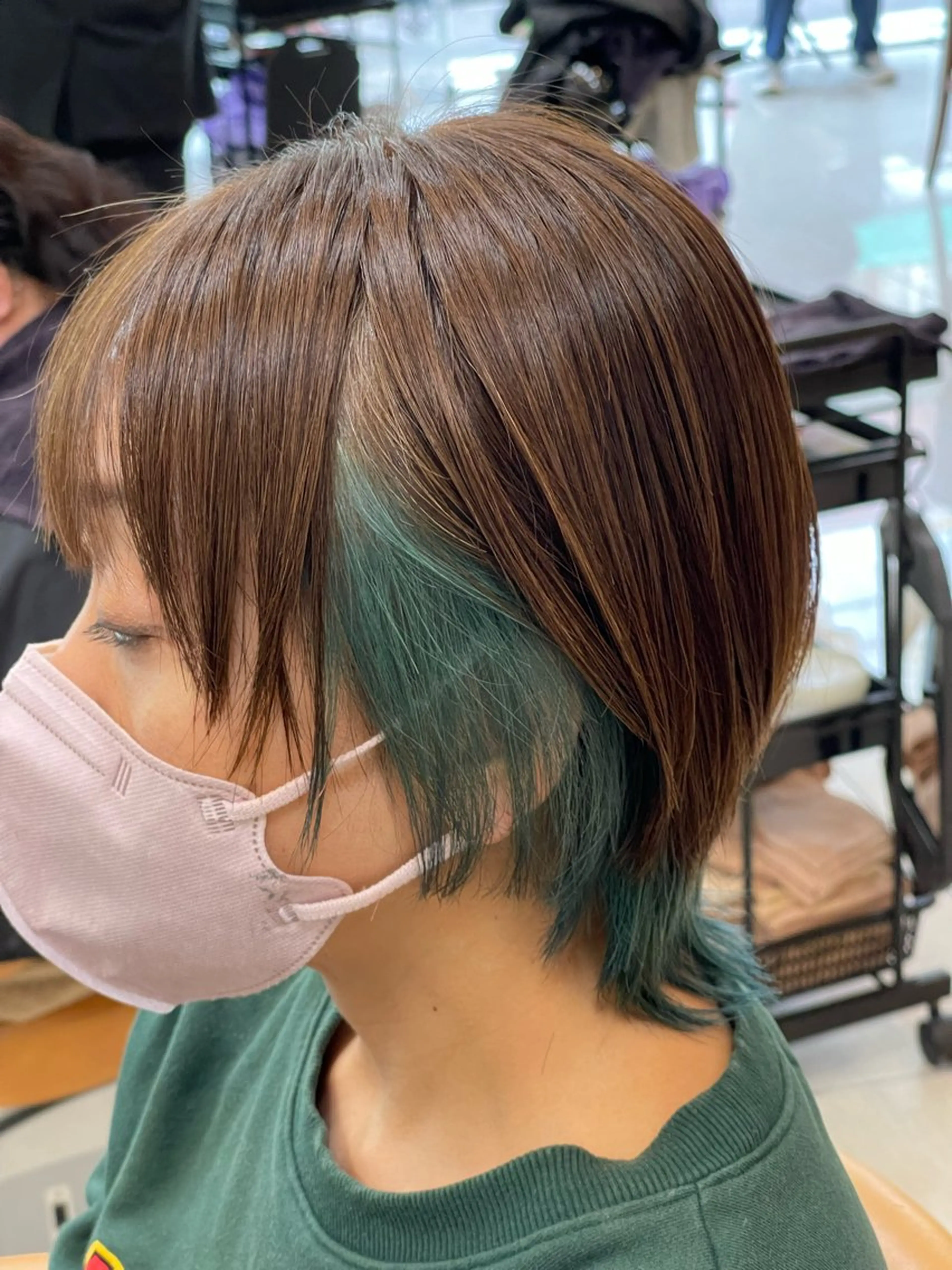 ショート カラー ブリーチ ケアブリーチ ダブルカラー インナーカラー 髪質改善 ヘアカラー トリートメント ダブルカラー/ 髪質改善💎安藤のヘアスタイル