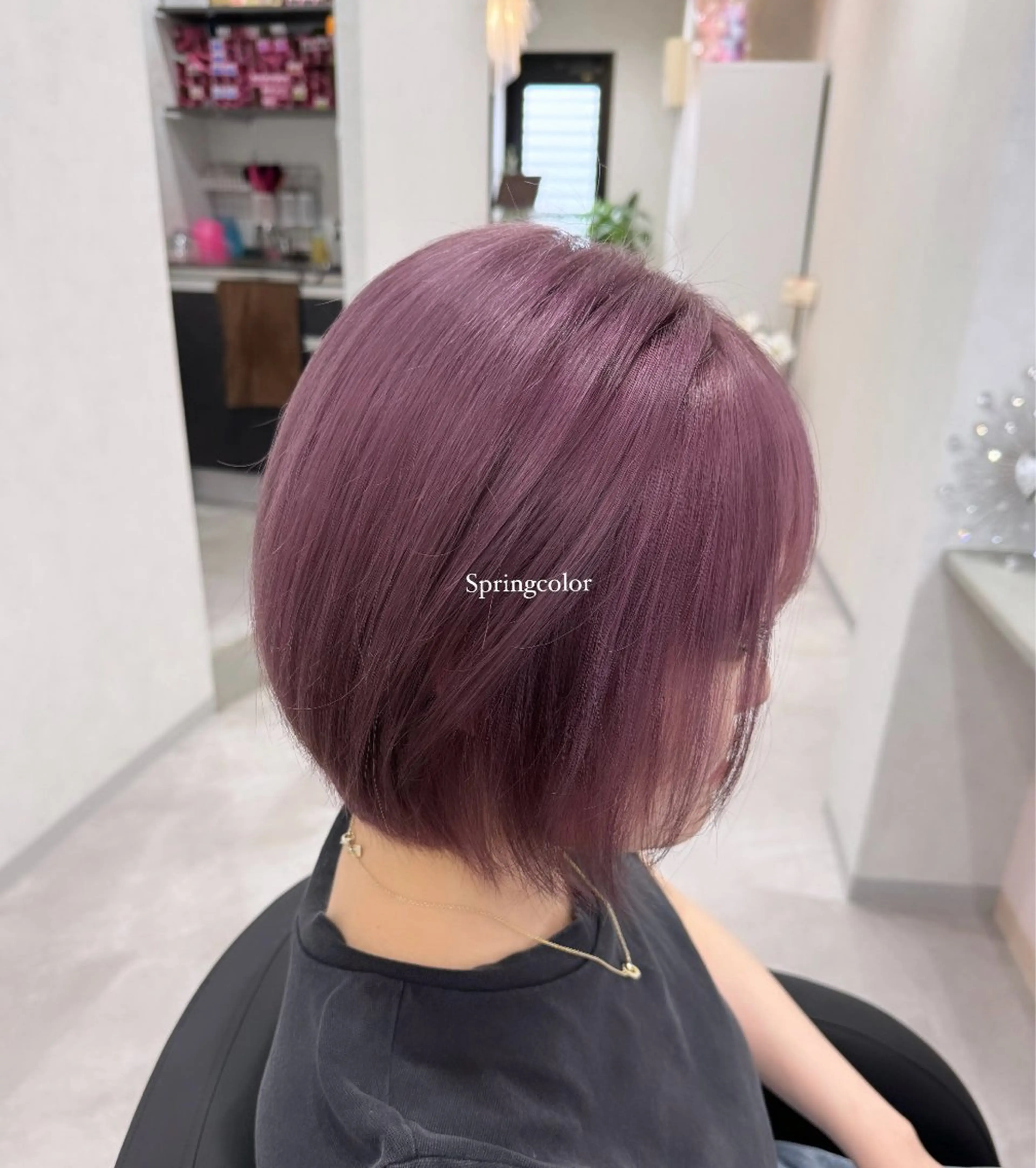 ミディアム カラー ヘアアレンジ ブリーチ ヘアカラー 最新艶髪トレンド¦ ヘア¦miyu🐒♡のヘアスタイル