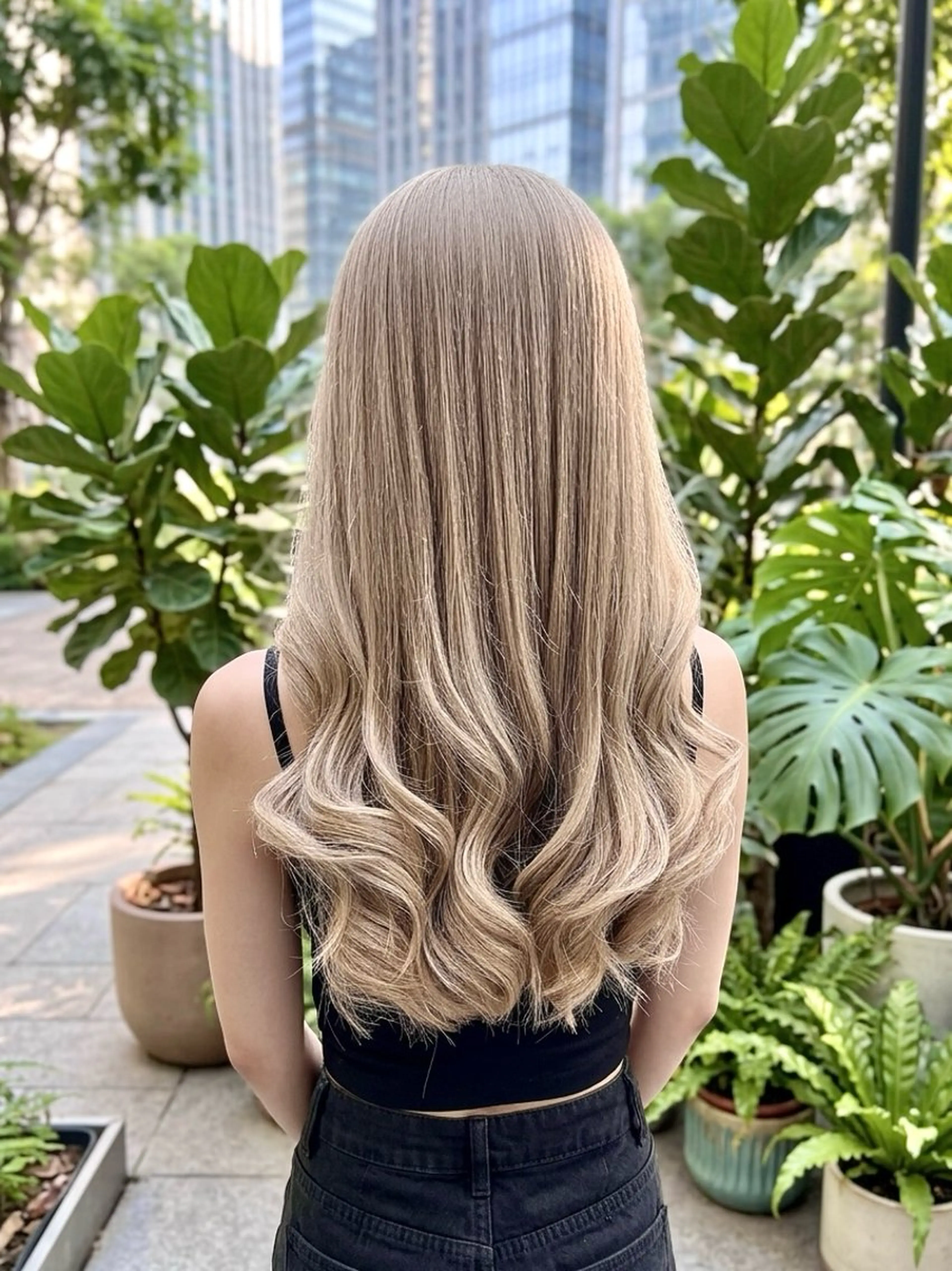 セミロング カラー ヘアカラー トリートメント ヘッドスパ ヘアセット 海外Style🌱 KOHEIのヘアスタイル