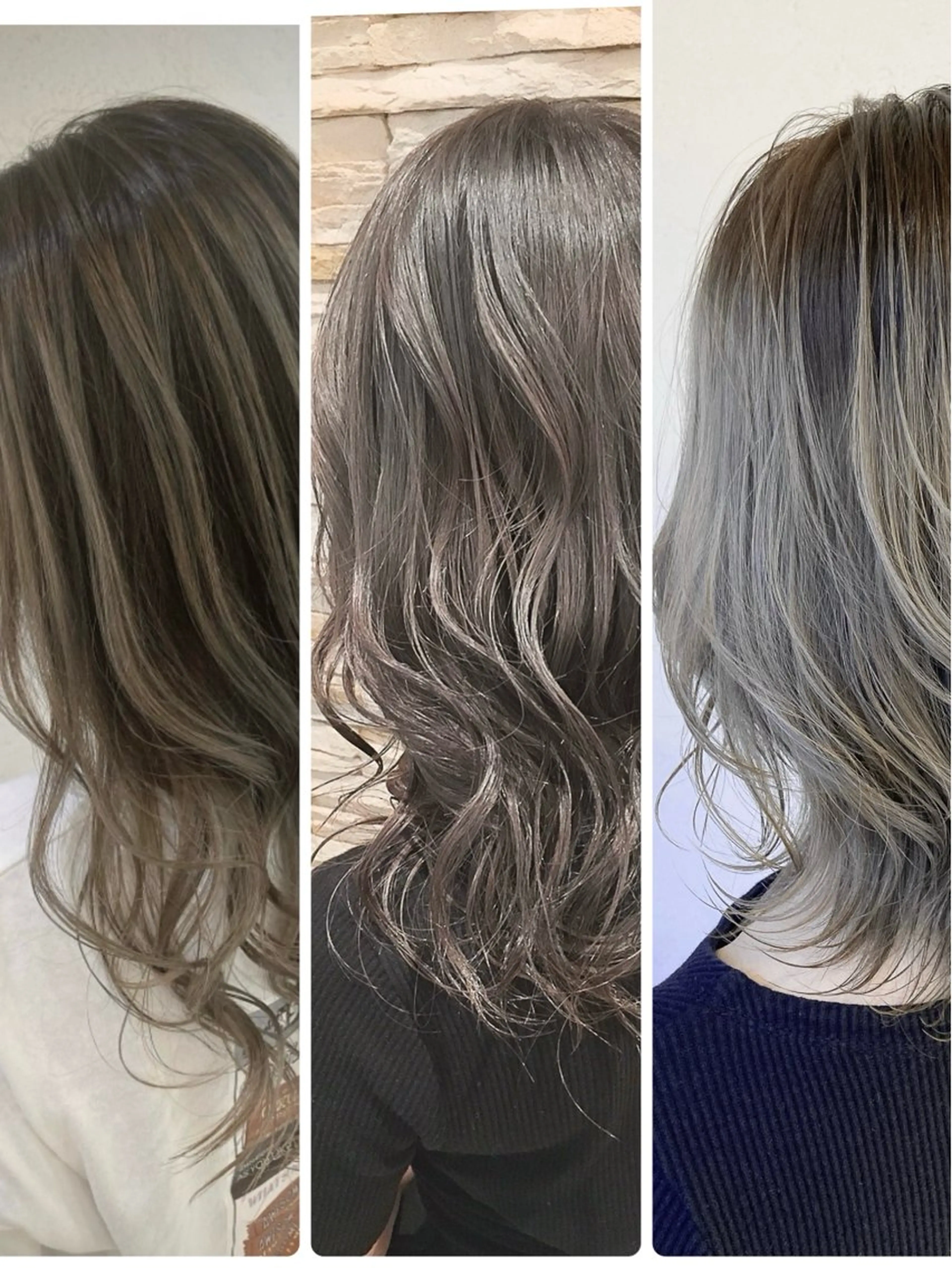 セミロング ヘアカラー ウルトワ🌈髪質改善 💫新宿💫のヘアスタイル