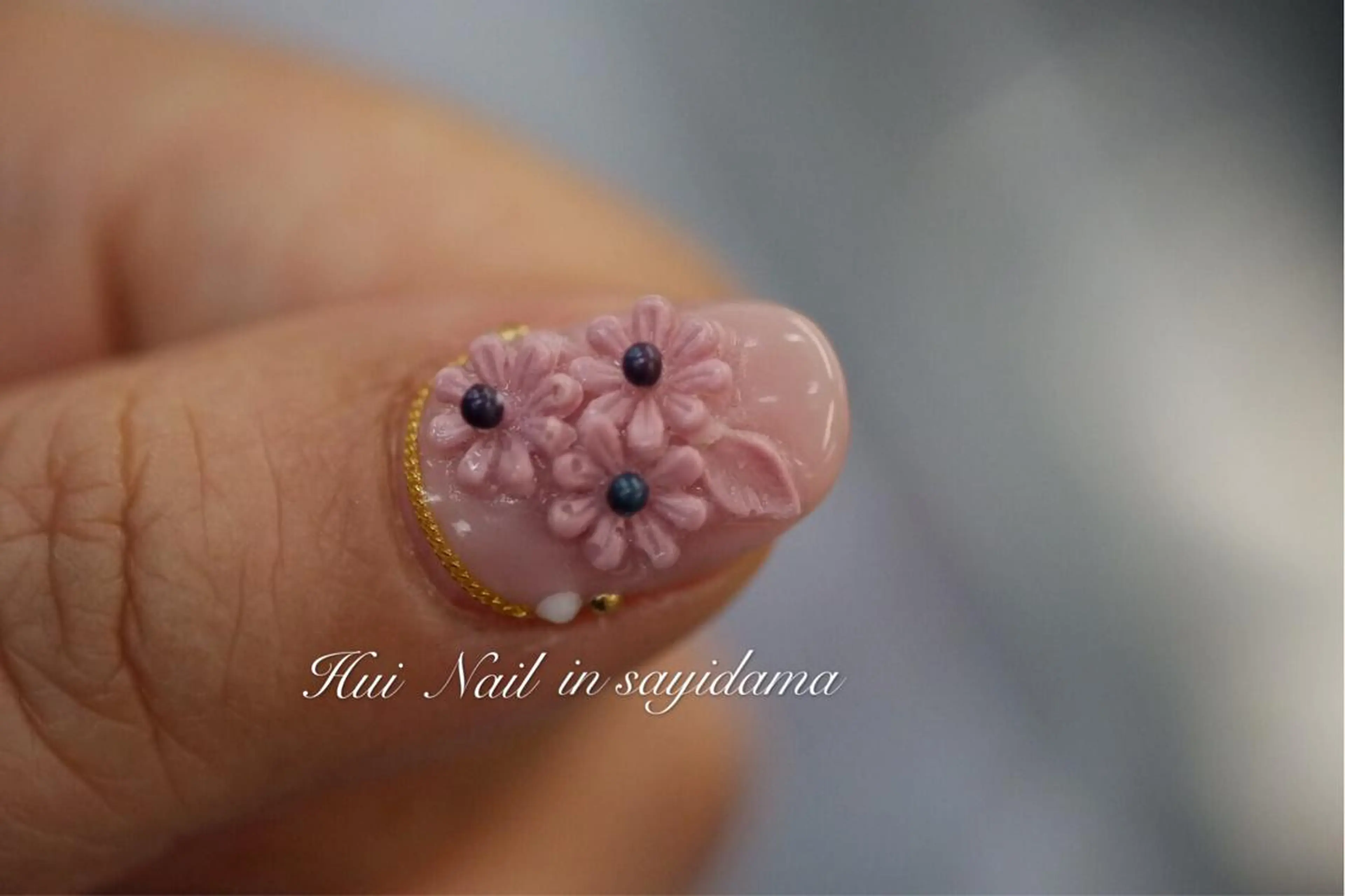 ショート めぐみのネイルサロン スタッフ練習のネイルデザイン