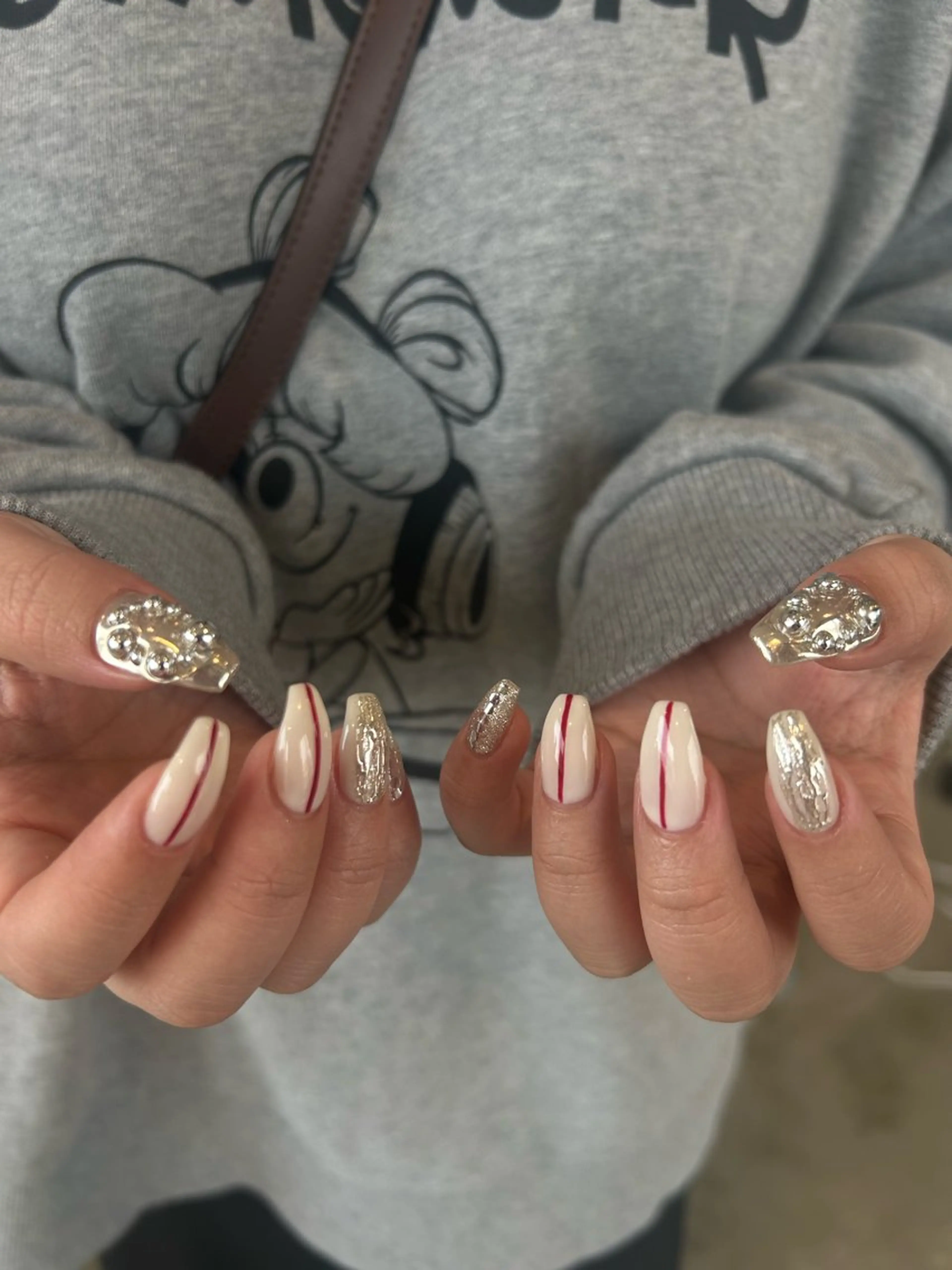 ネイル シルバー tote. harunaのネイルデザイン