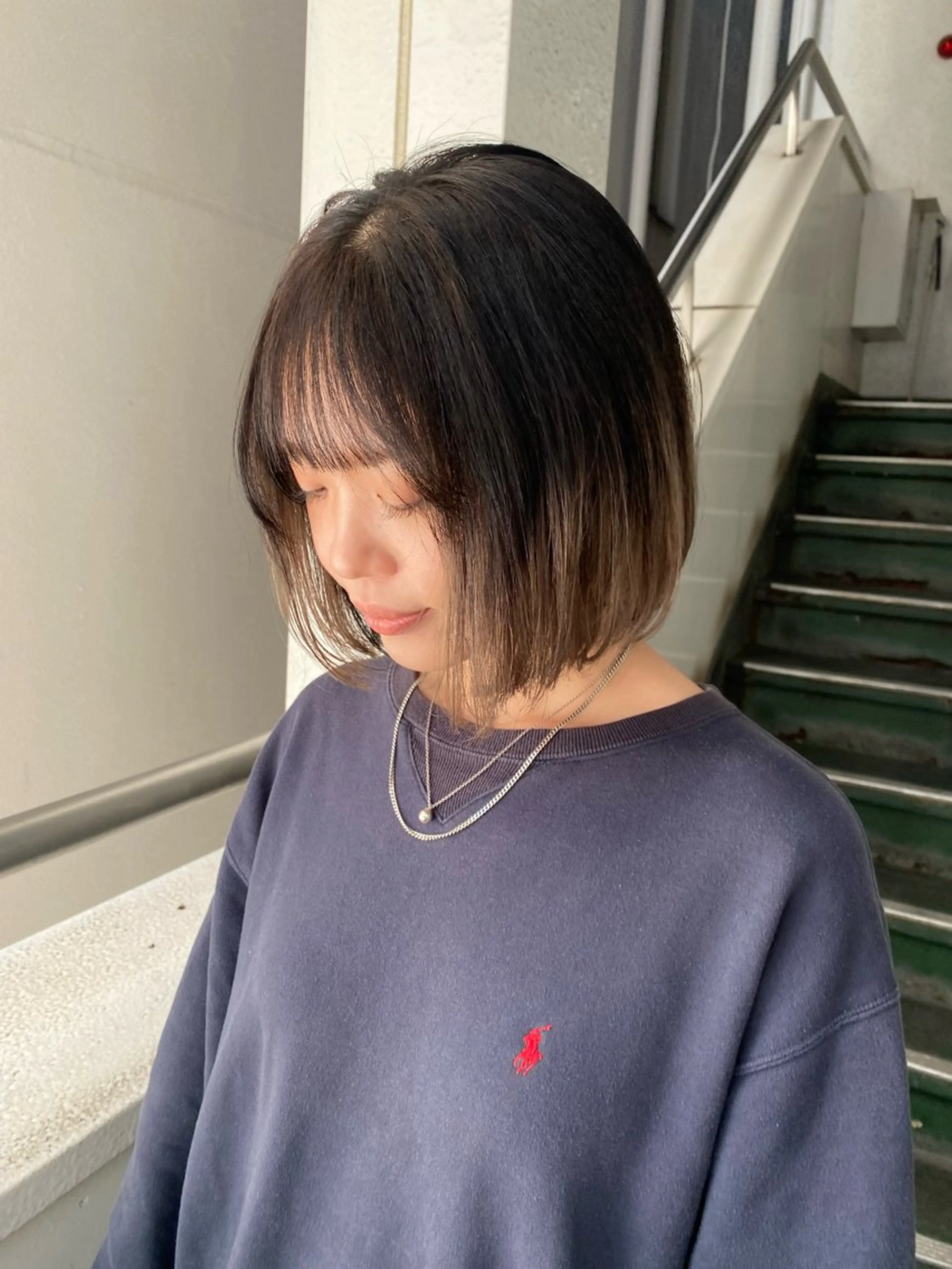 ミディアム カラー 無料カットモデル募集 🌱ひょうがのヘアスタイル