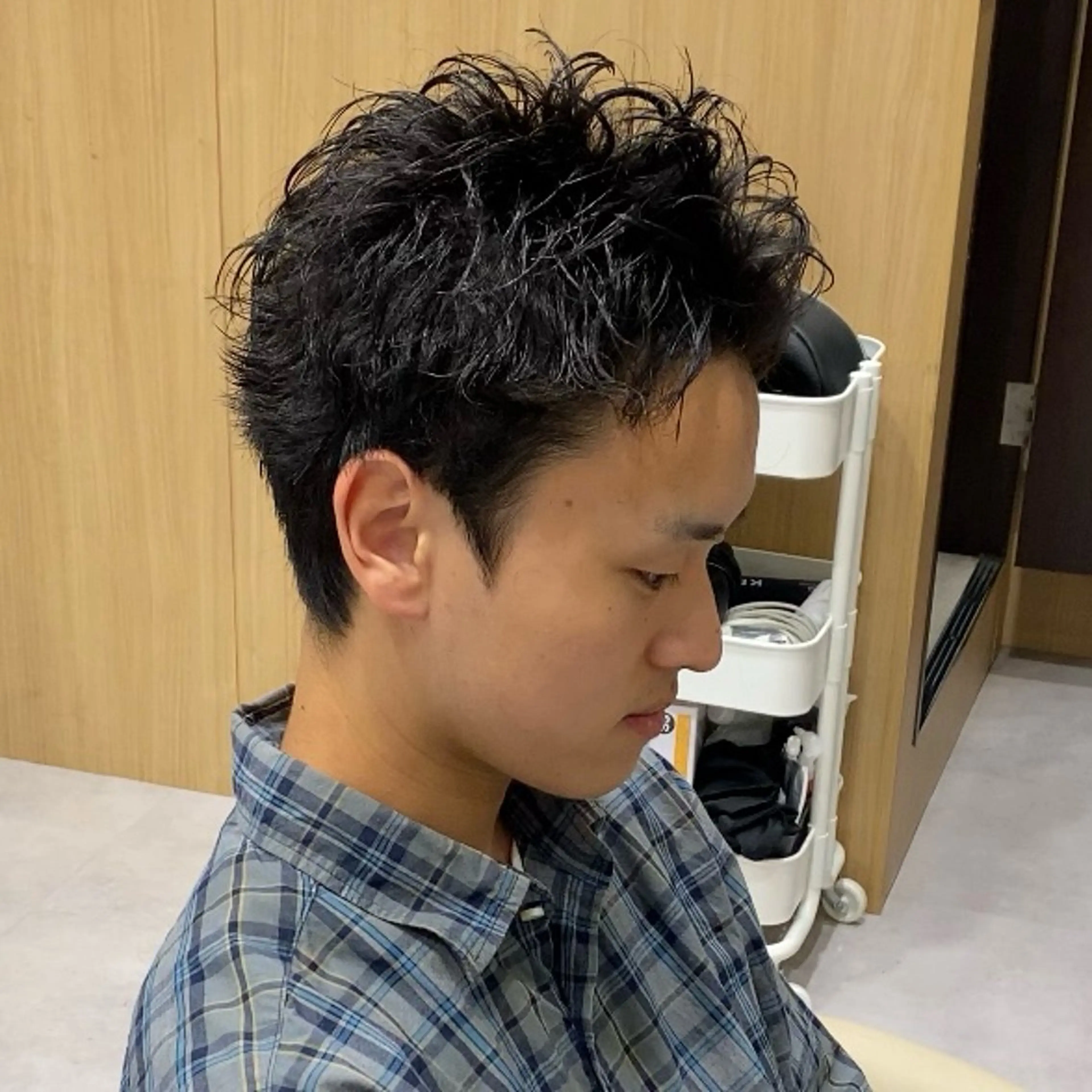 ショート パーマ メンズ 村上翼/ハンサム ショート/パーマのヘアスタイル