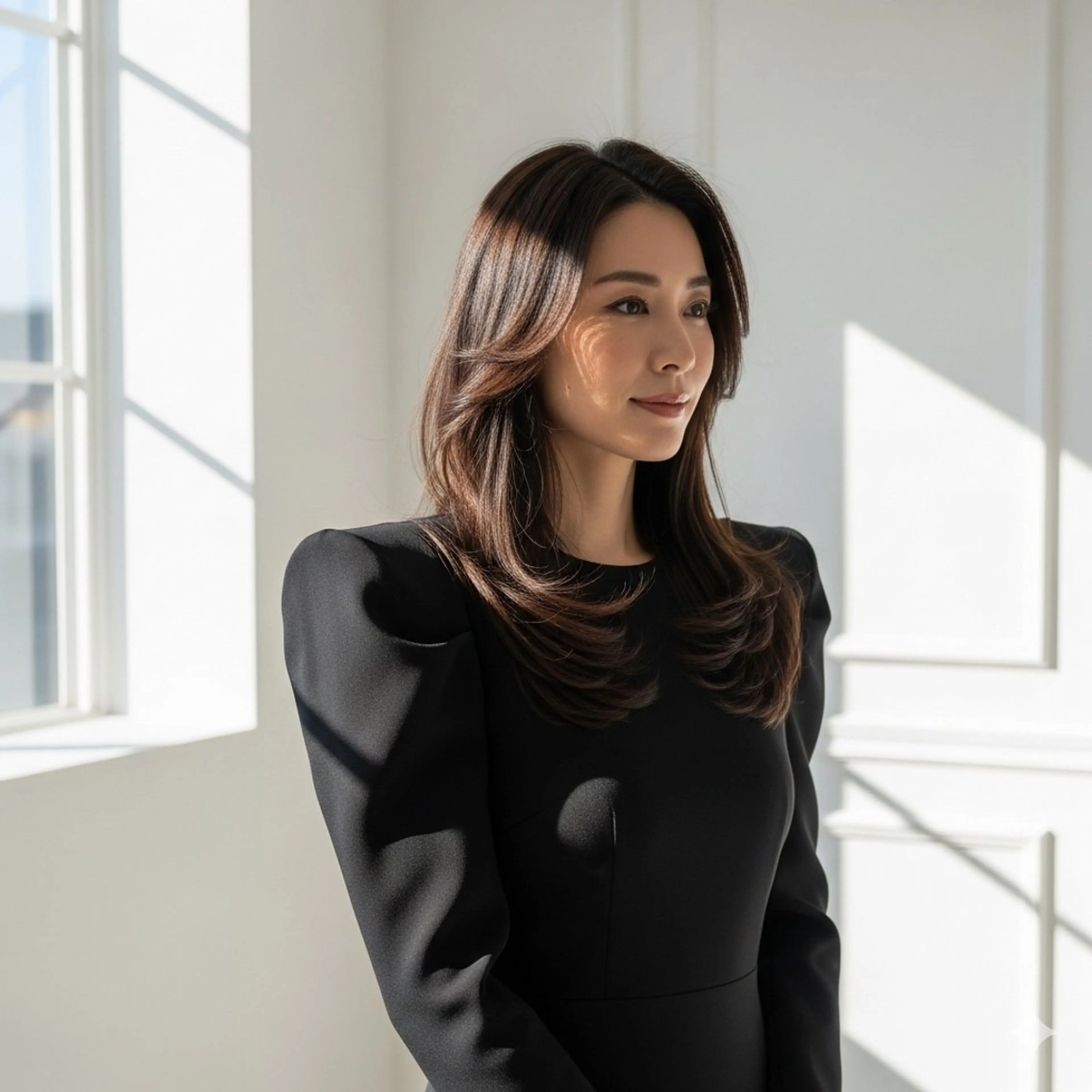 セミロング カット ヘアカラー トリートメント ヘッドスパ ✂︎ ｼﾝﾀｸ ✂︎のヘアスタイル