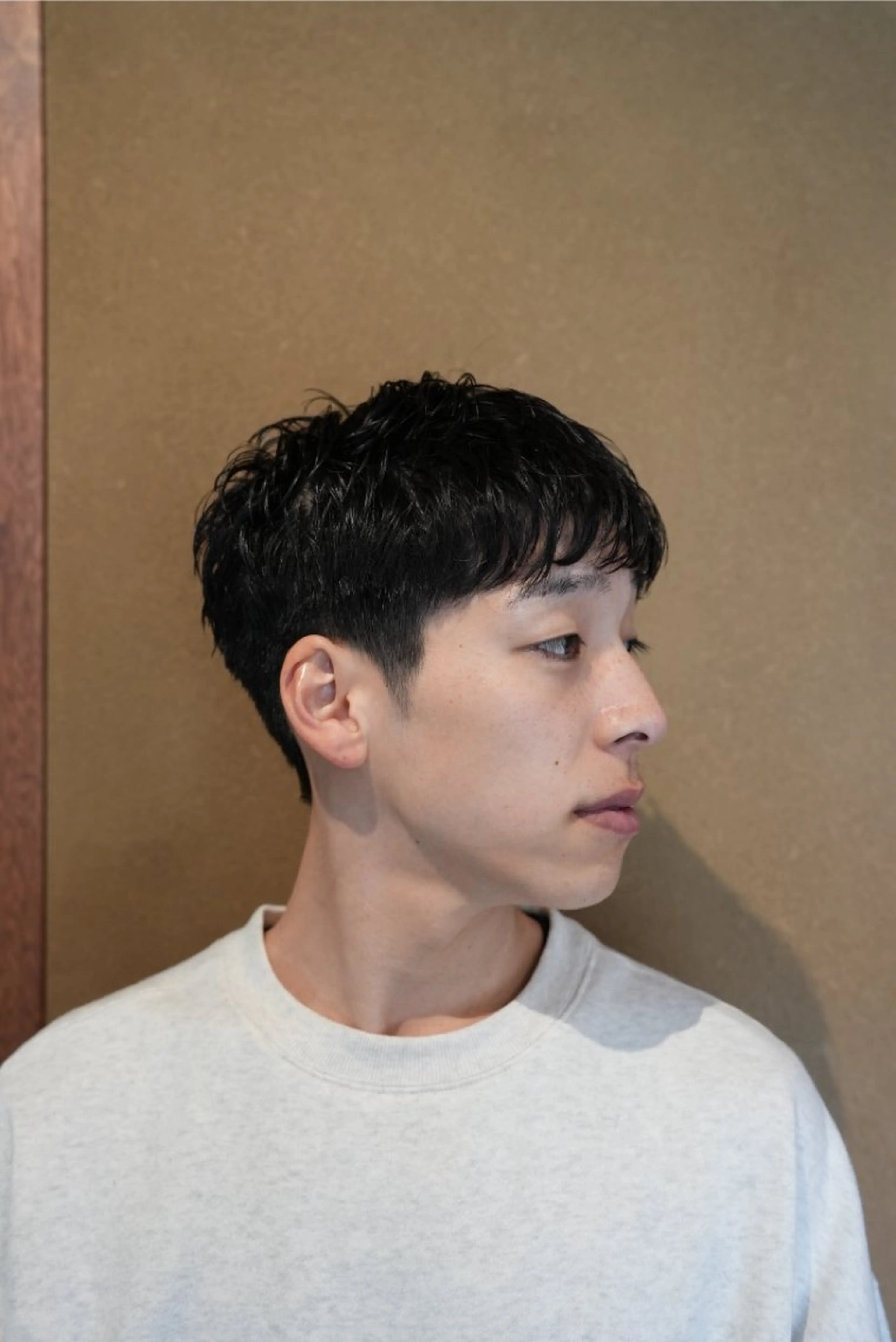 メンズ カット パーマ メンズパーマ いしだ りょうのヘアスタイル