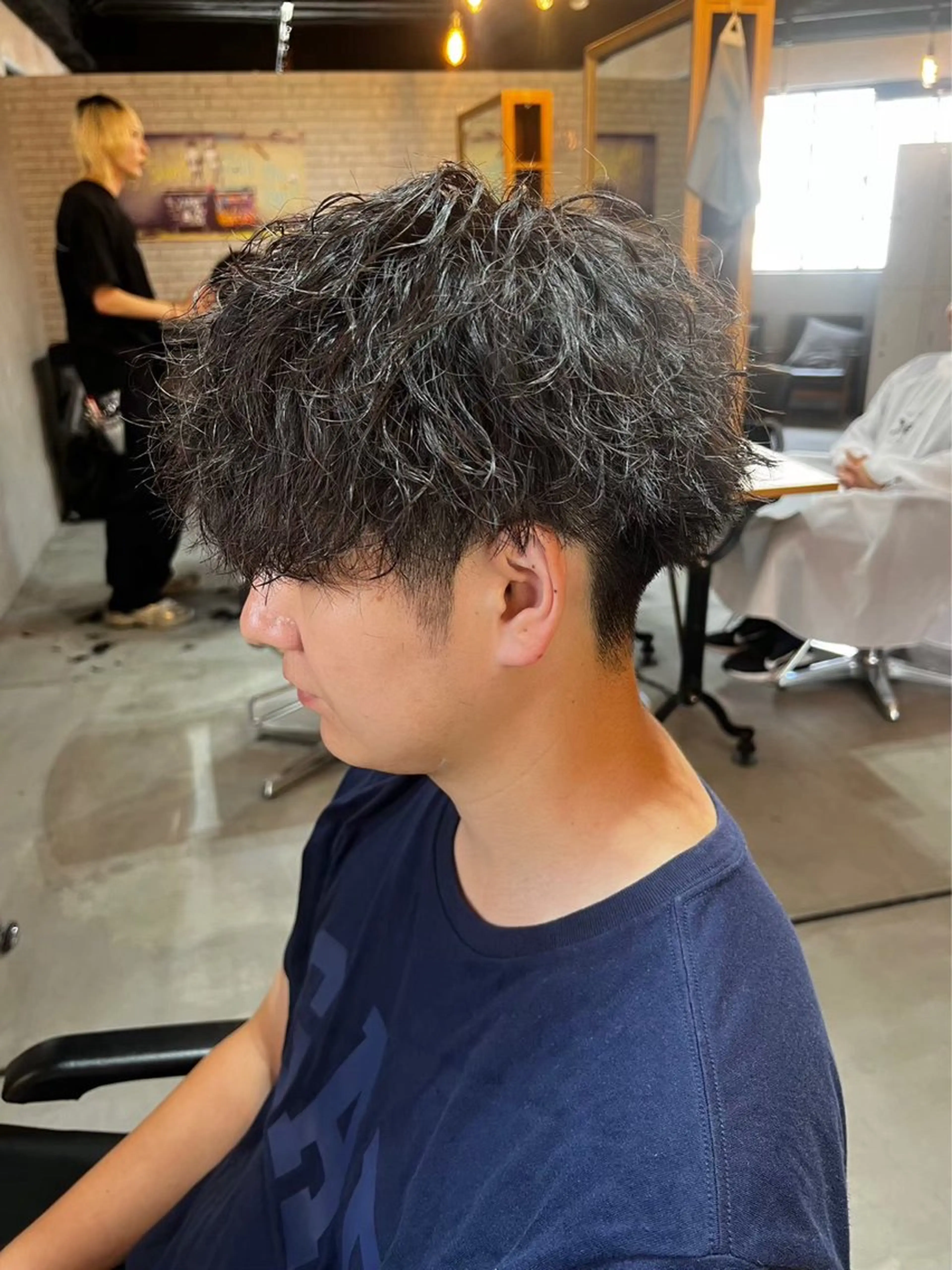 パーマ メンズ 石川 歳也のヘアスタイル