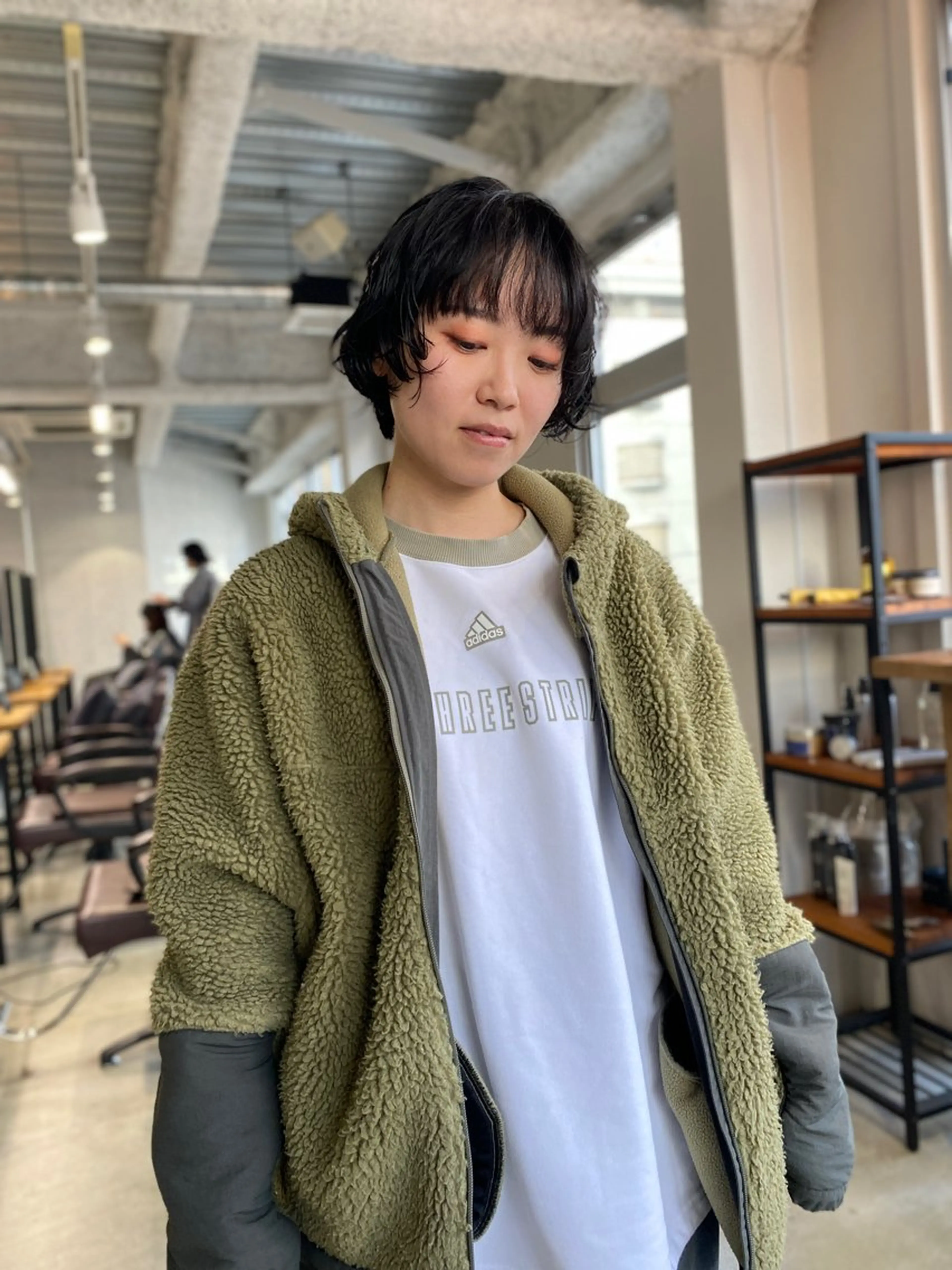 ショート パーマ KOOKI スティードトーキョーのヘアスタイル