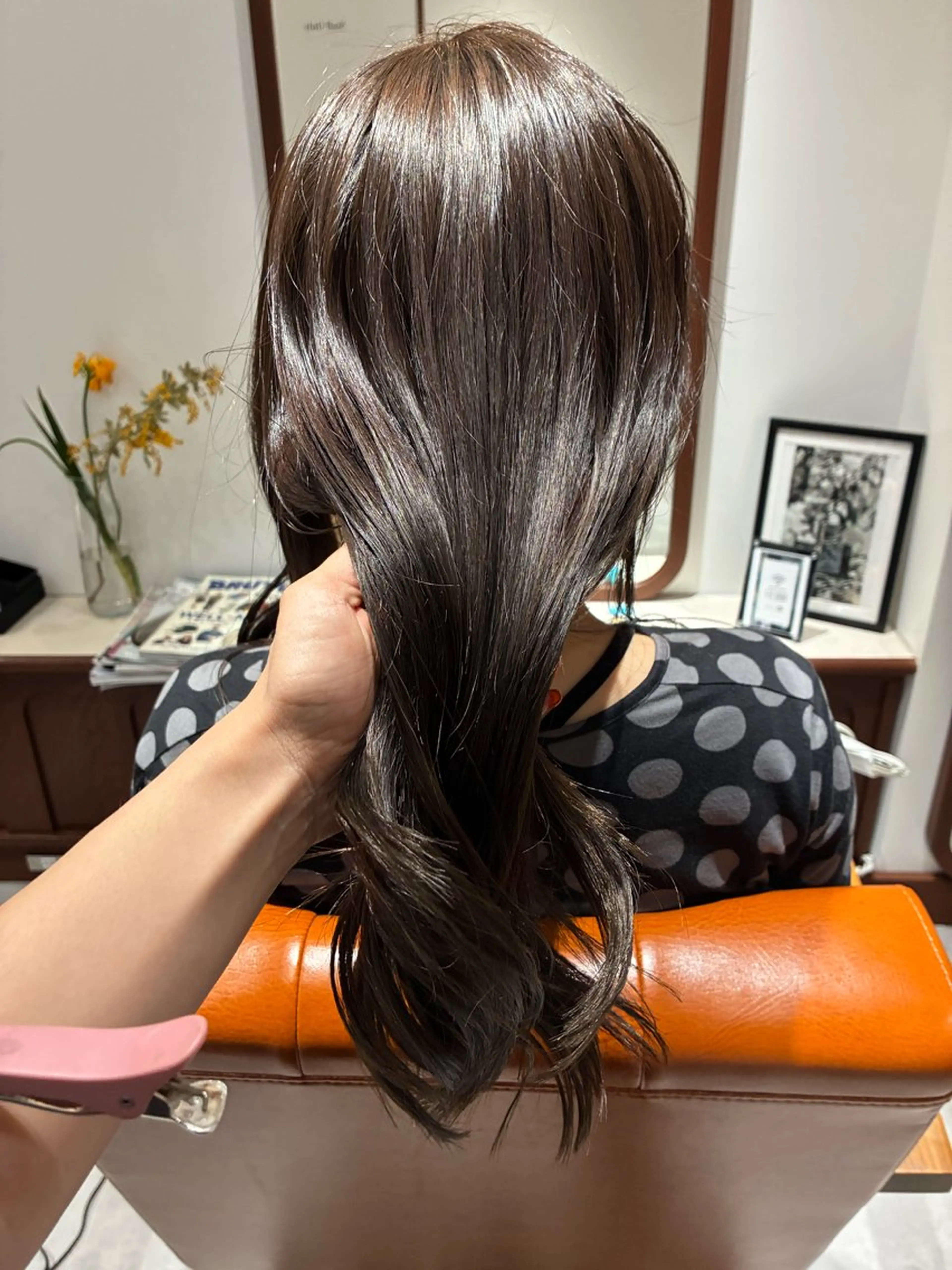 セミロング カラー ヘアアレンジ カット ヘアカラー トリートメント 💟Opus/ Mizuki🐕💟のヘアスタイル