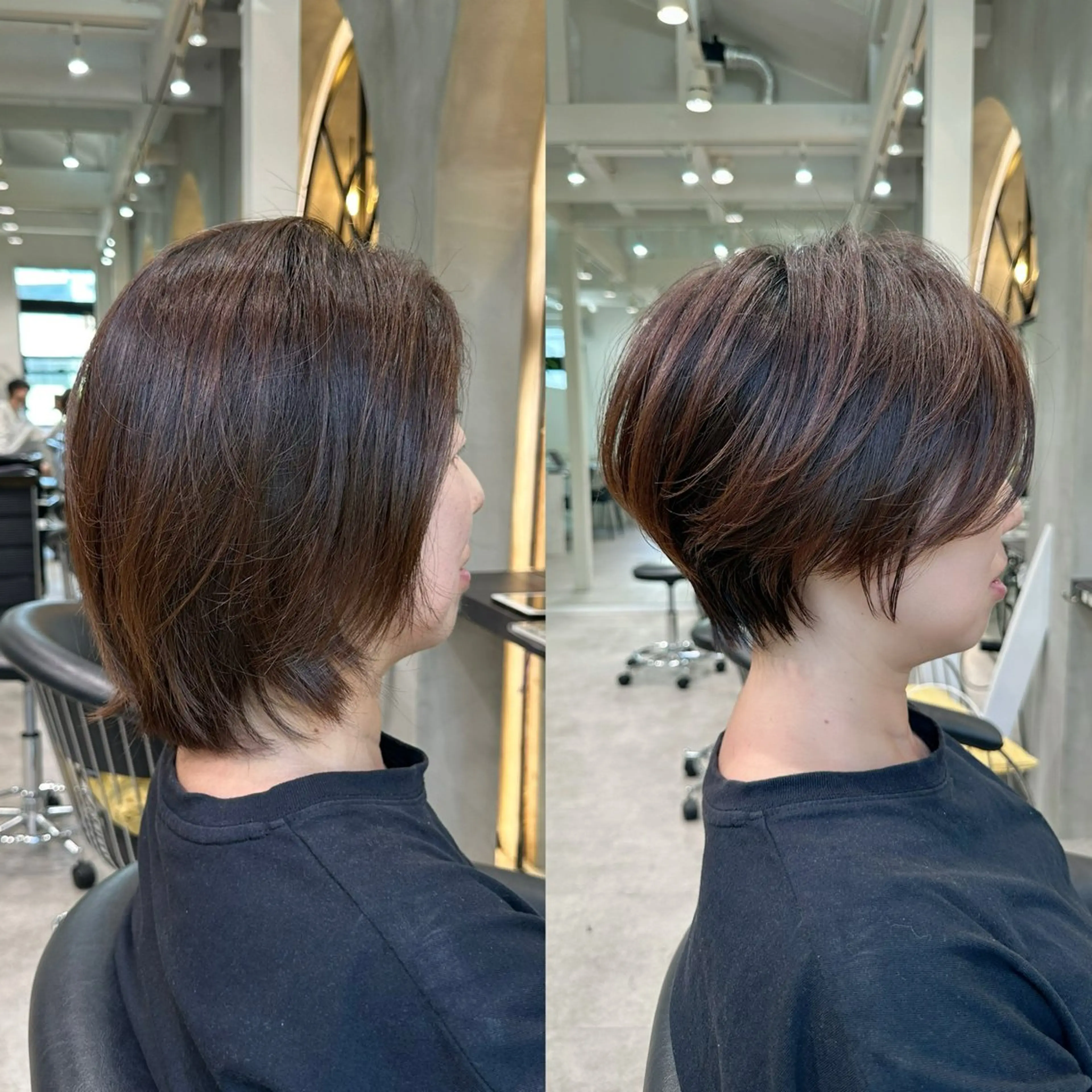 ショート ショートヘア 小顔カット カット ヘアカラー トリートメント ヘッドスパ taiga レイヤー /髪質改善/矯正🌈のヘアスタイル