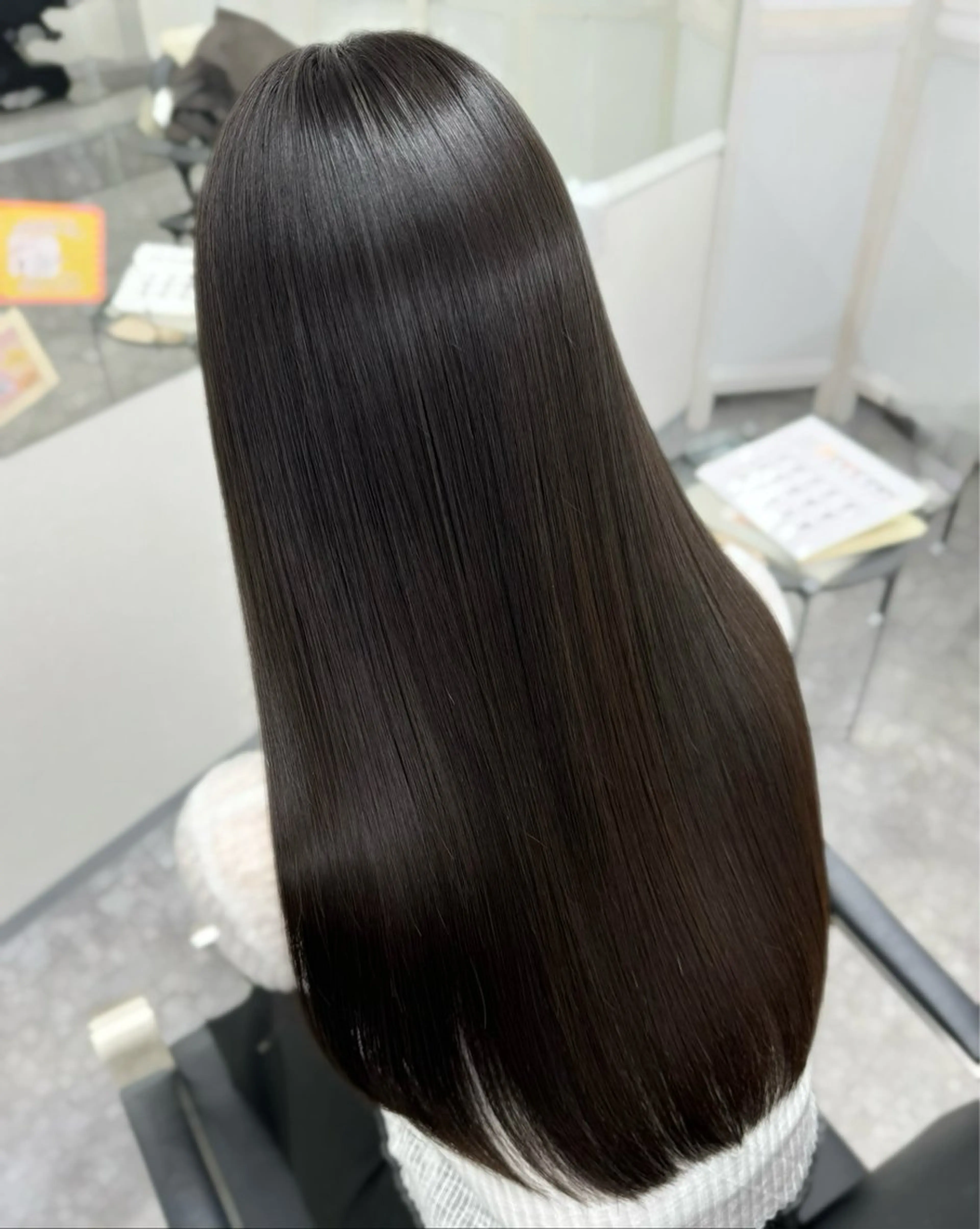 ロング 髪質改善 トリートメント 酸熱トリートメント 髪質改善メニュー 長井 美佐子のヘアスタイル