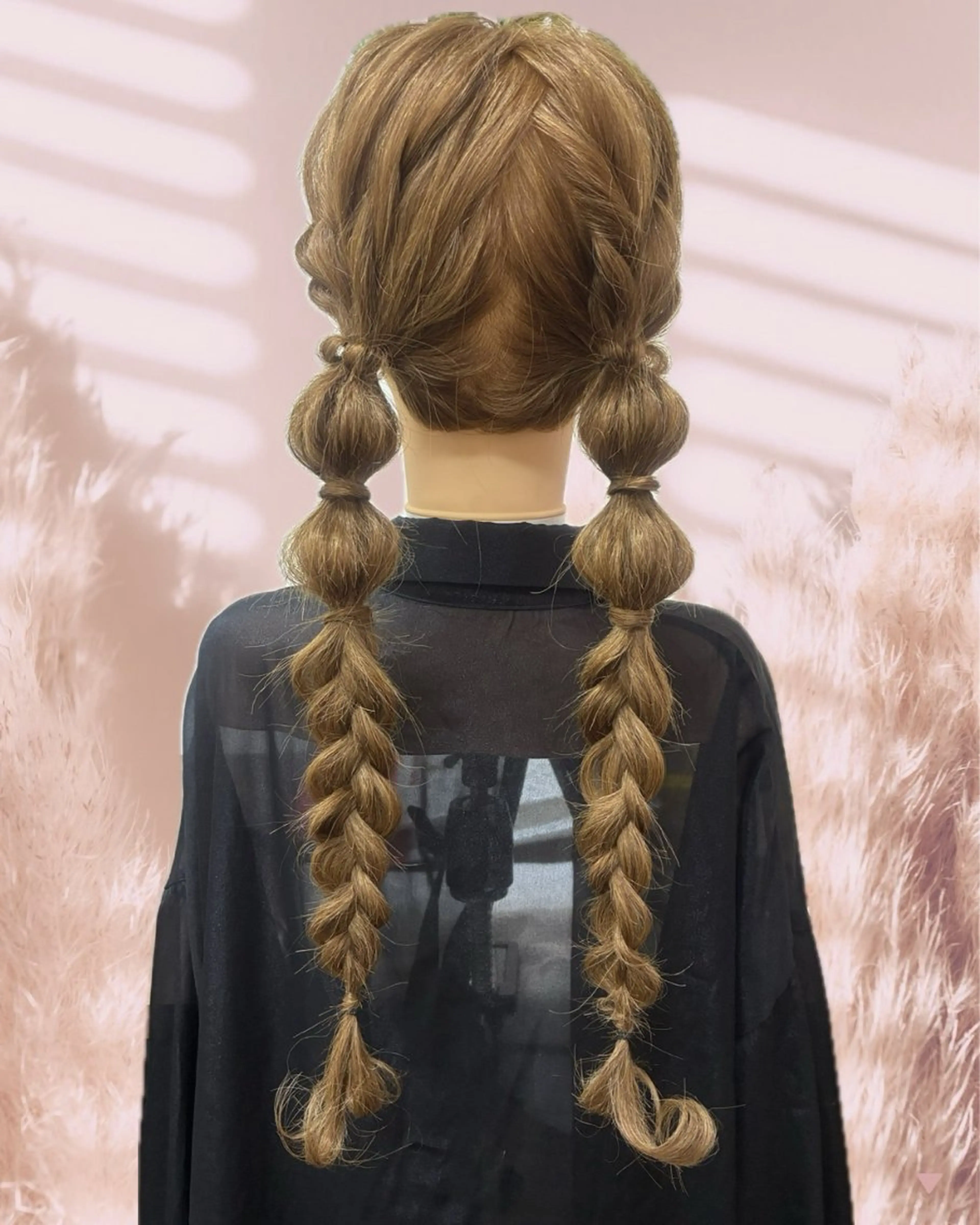 セミロング ヘアアレンジ ヘアセットサロン 🎀ECXIAのヘアスタイル