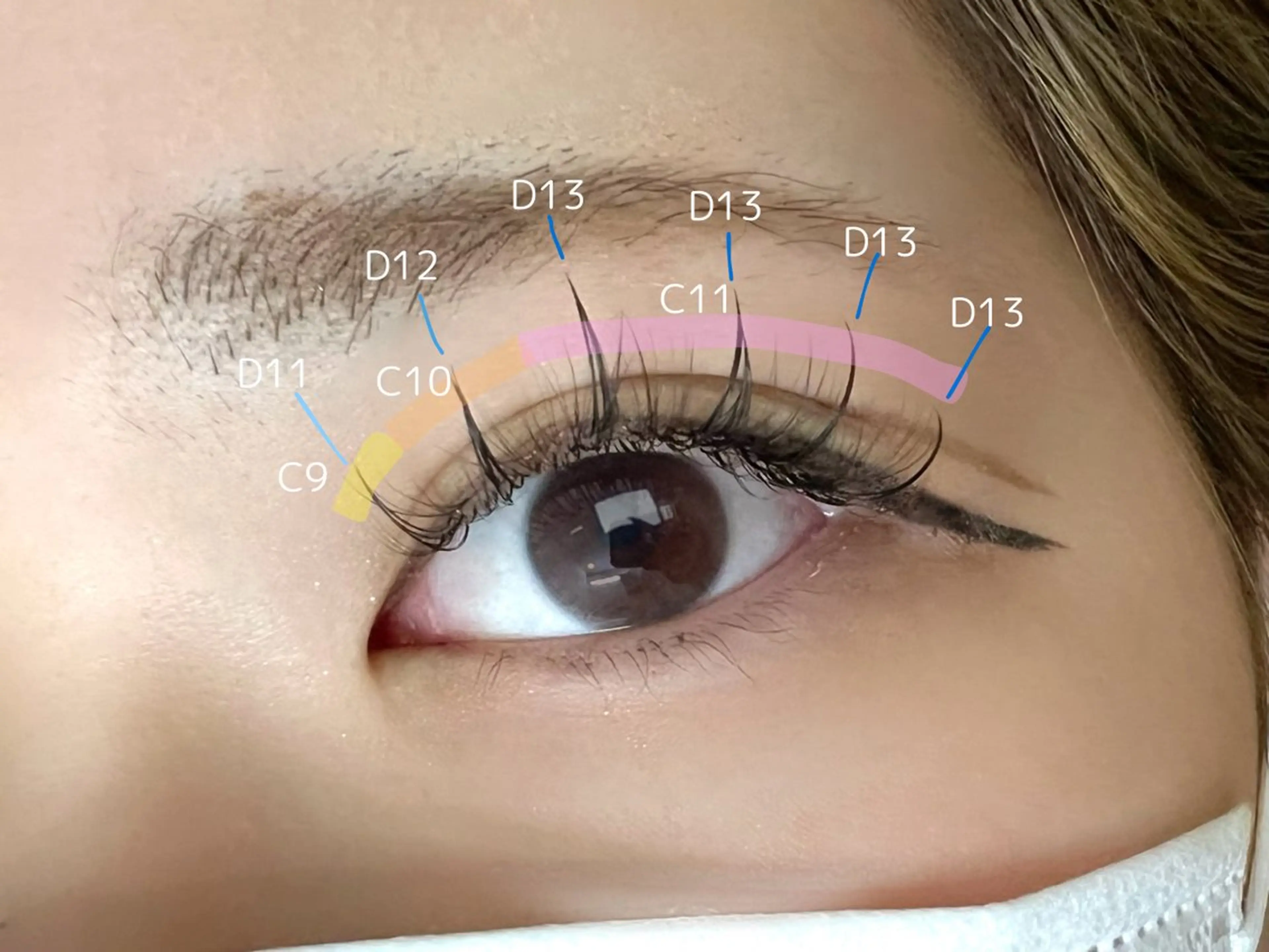 マツエク・マツパ PROSOLrita 西風新都のマツエク・マツパデザイン