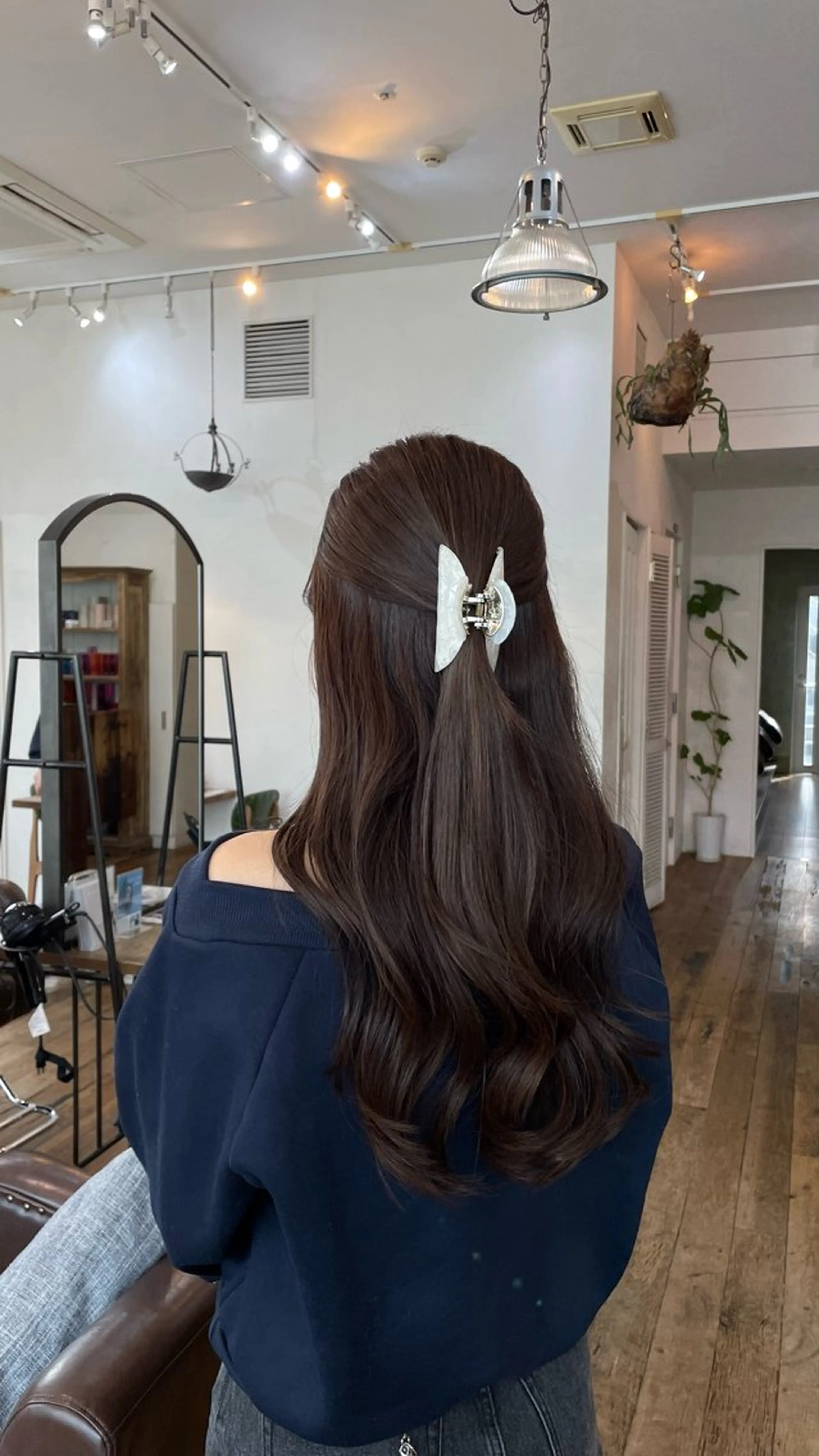 ロング カラー ヘアカラー 坂本菜摘 |レイヤーカットのヘアスタイル