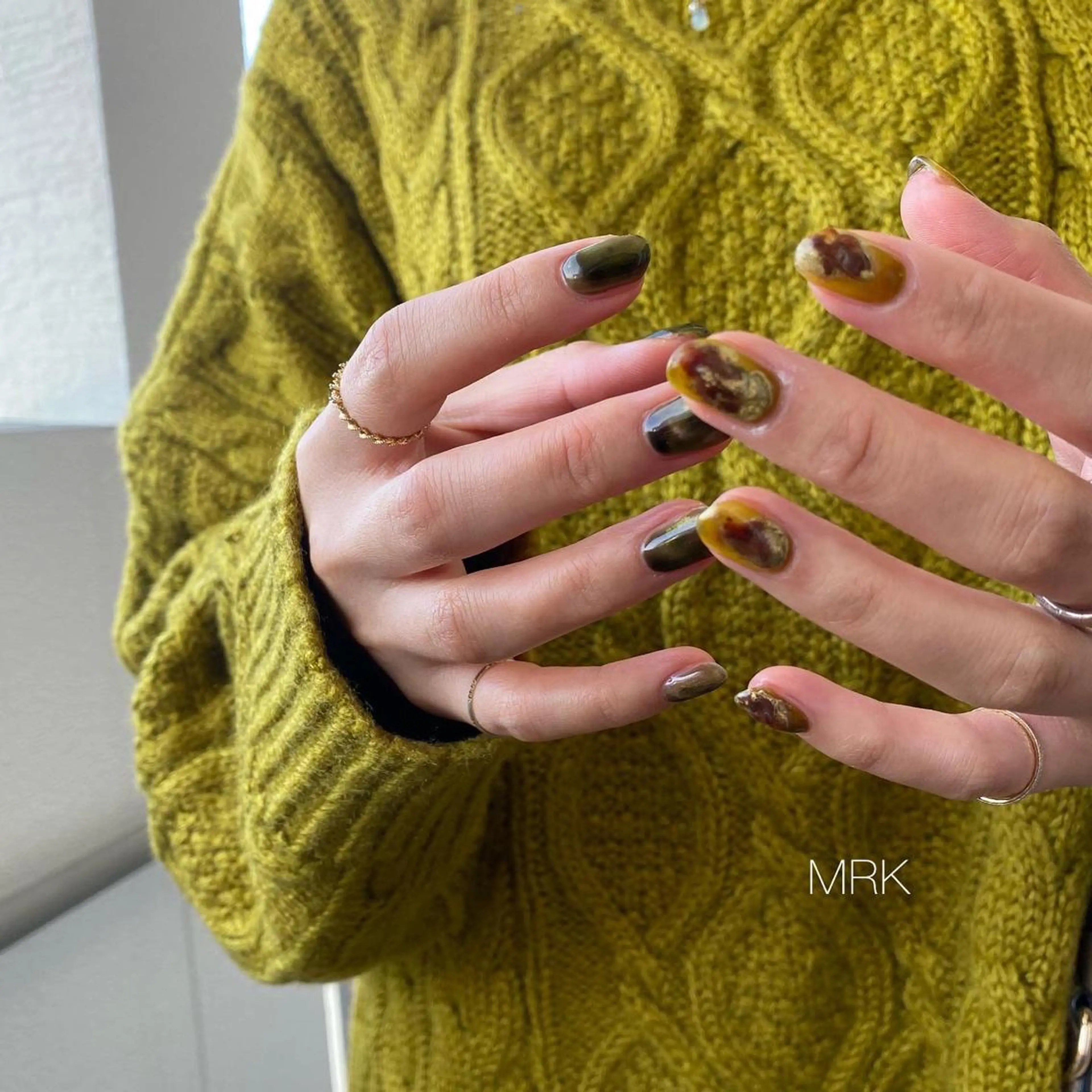 ハンドニュアンスネイルオフ無しの写真