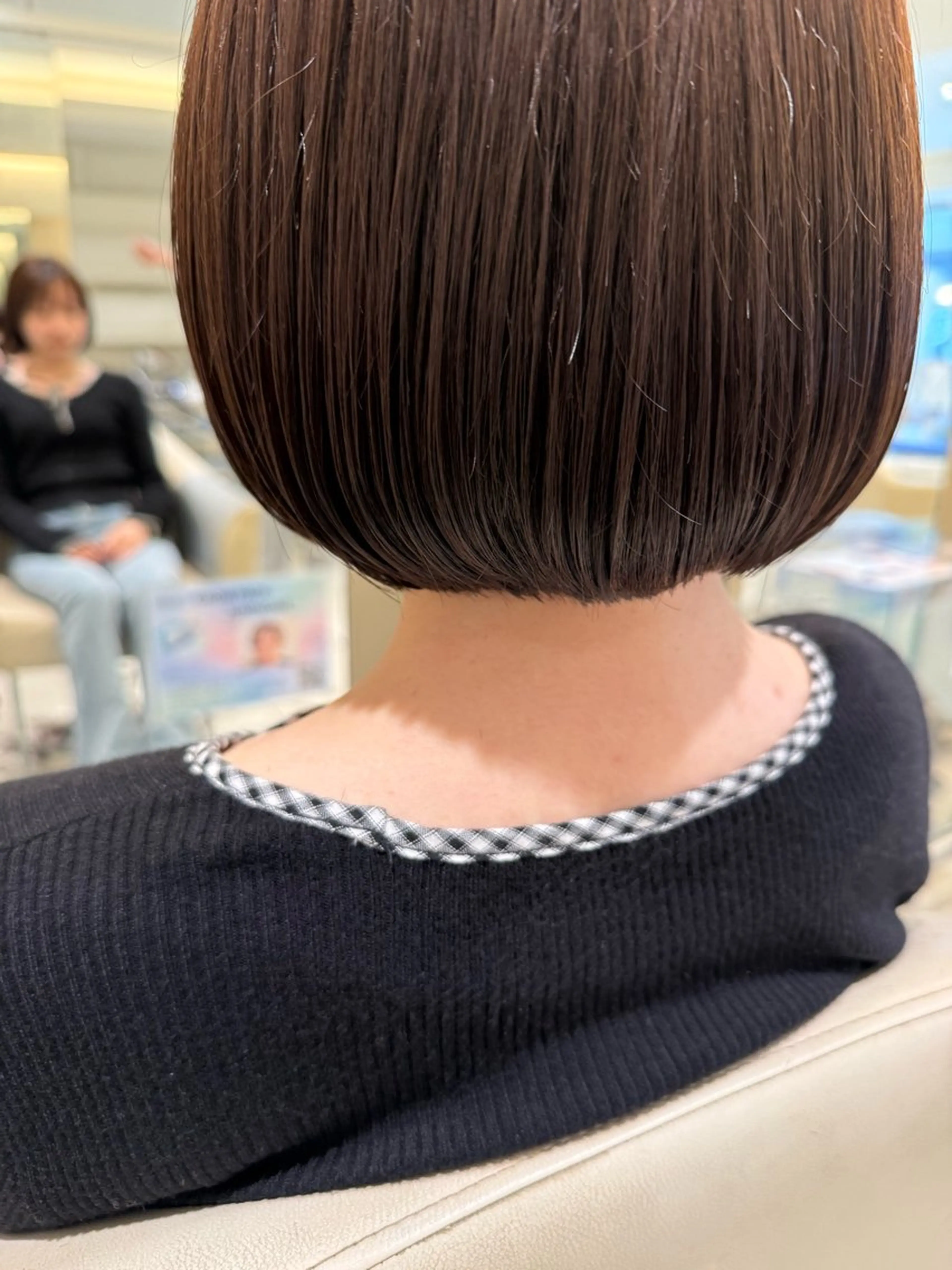 ショート カット ヘアカラー トリートメント 松下仁美 /切りっぱなしボブのヘアスタイル