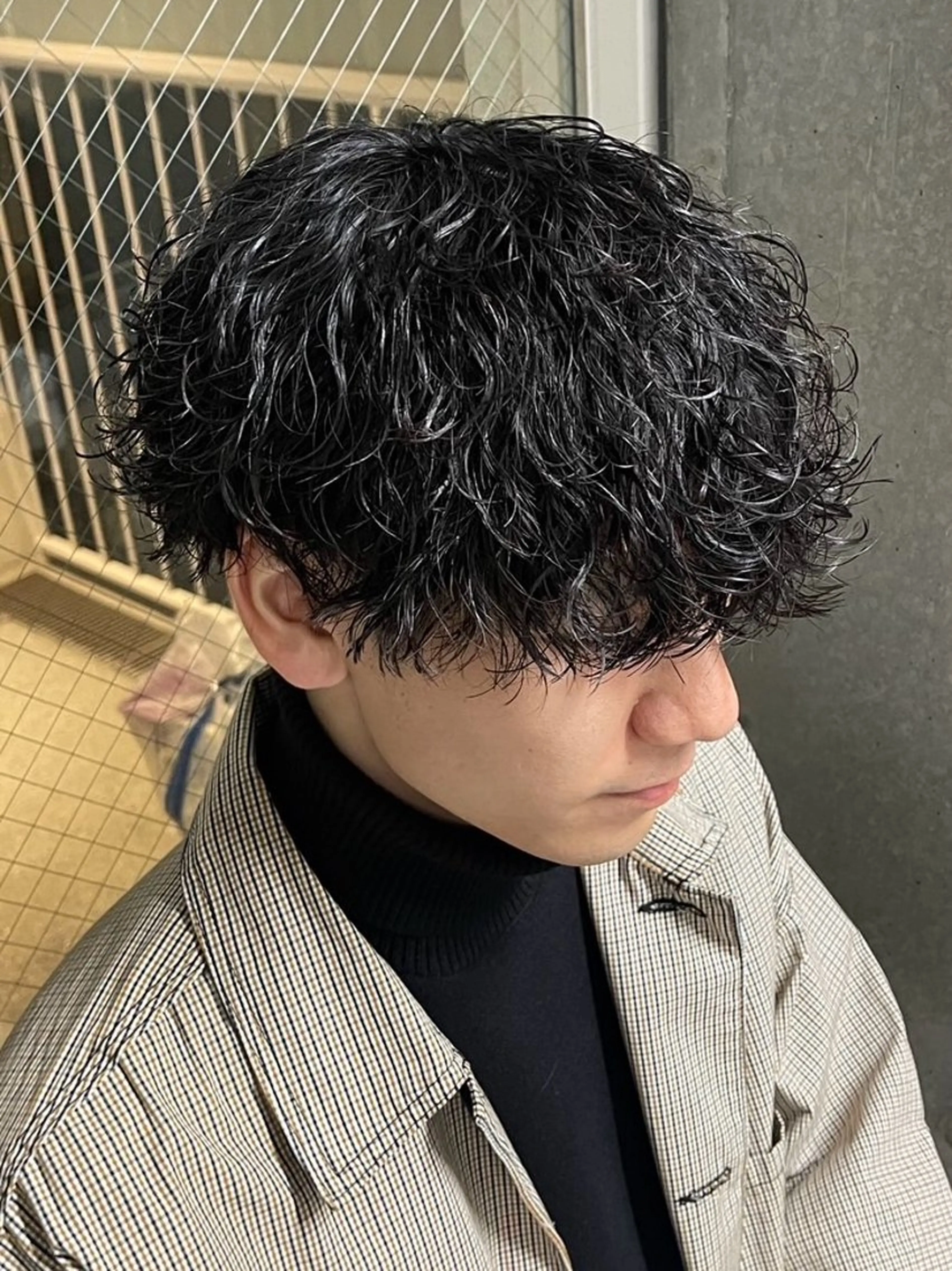 カラー パーマ メンズ カット パーマ ヘアセット ダブルカラー特化💍 tiam💍韓国ヘアのヘアスタイル
