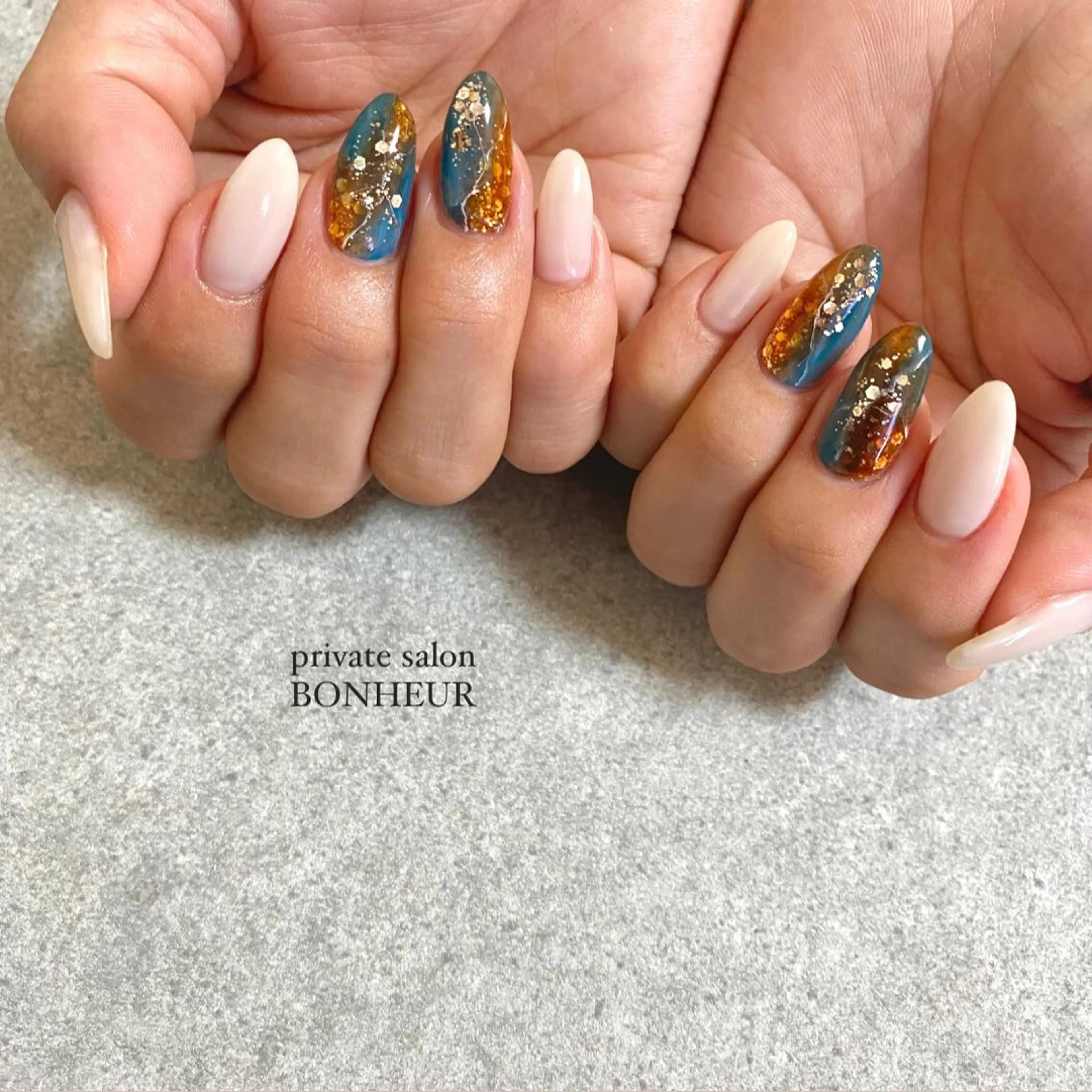 ネイル ハンドネイル BONHEUR Annaのネイルデザイン