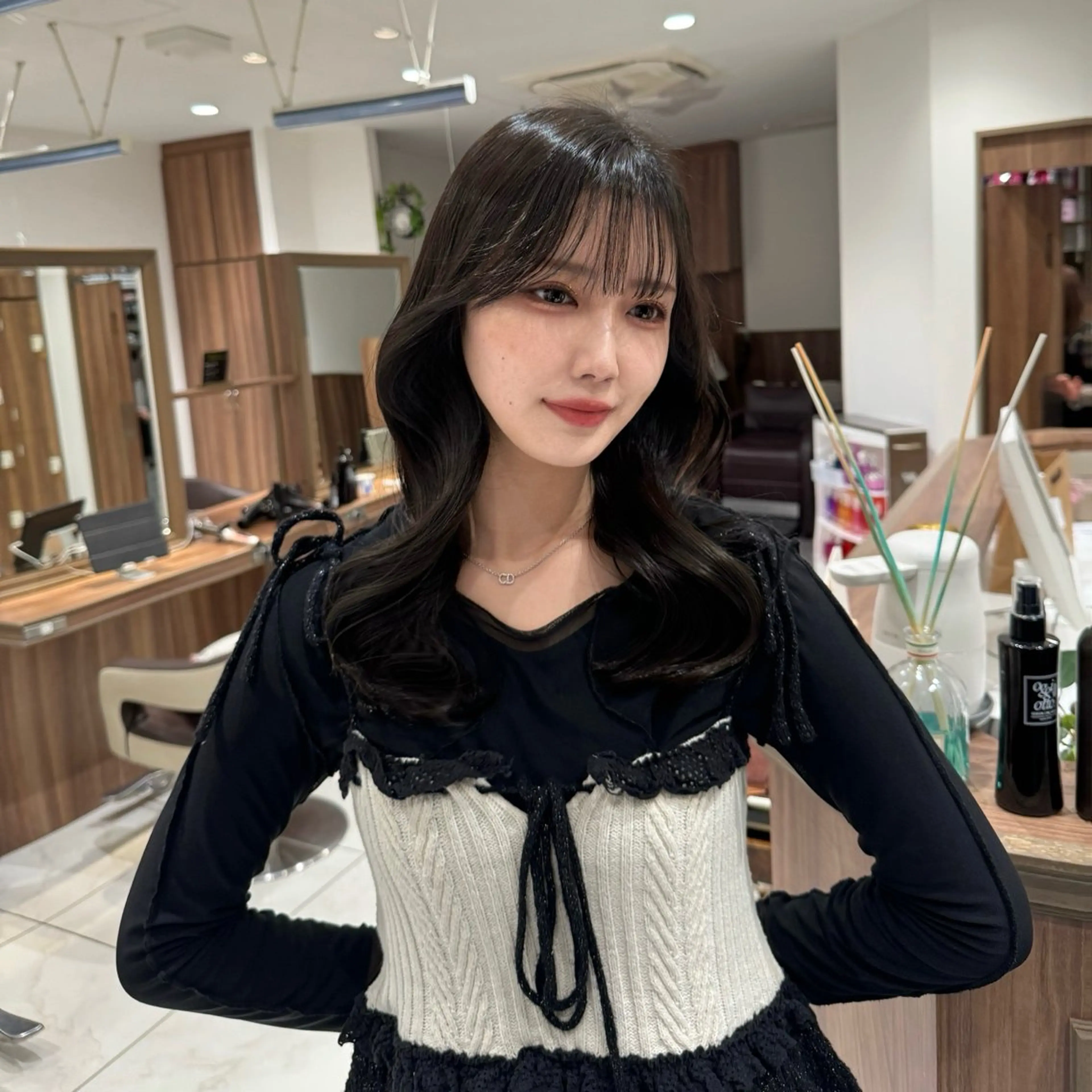 ロング カラー カット ヘアカラー トリートメント 🩷渋谷/韓国レイヤ ー/透明感Sayaのヘアスタイル