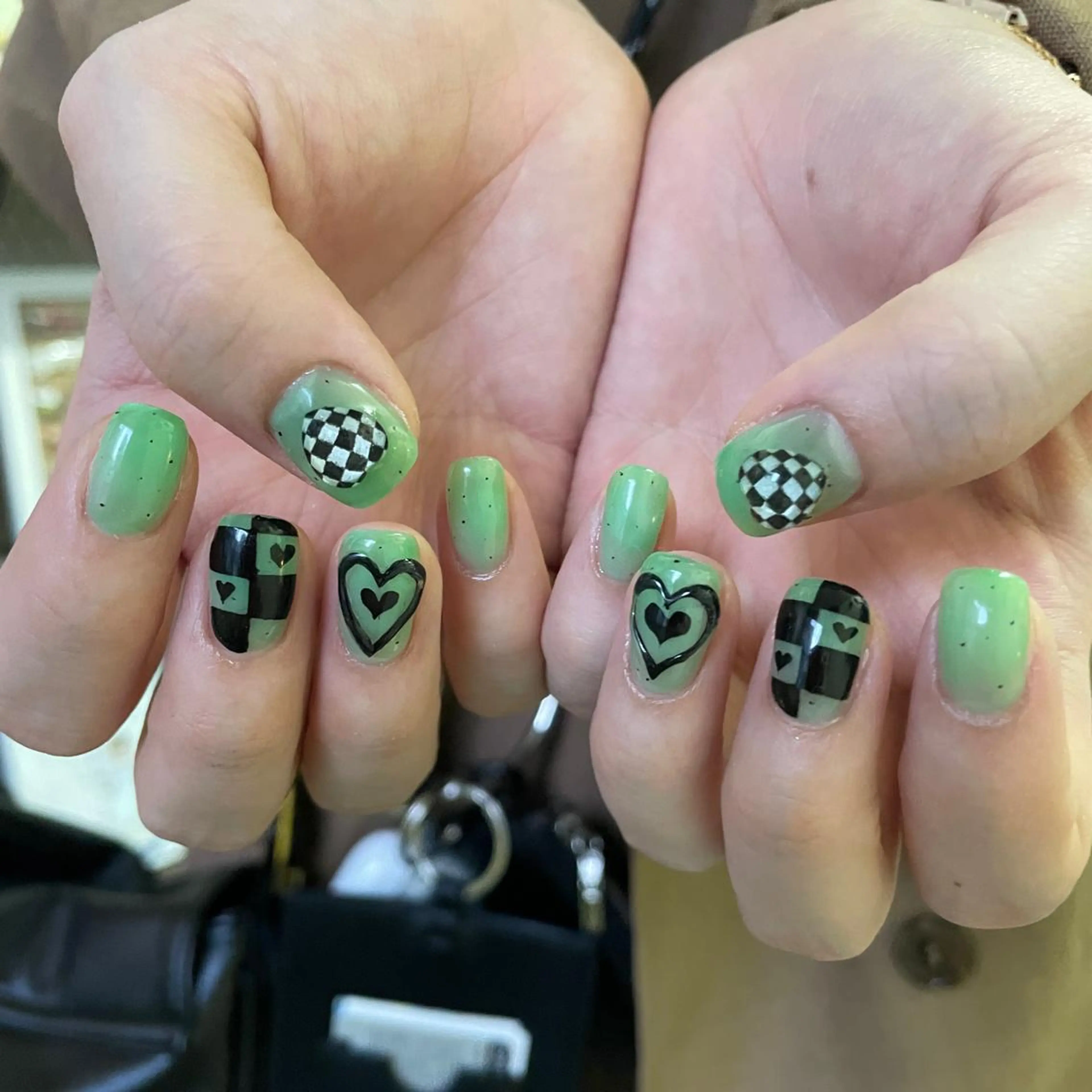 ネイル ハンドネイル フットネイル ゆびノさき茨木店 ニュアンス/アートのネイルデザイン