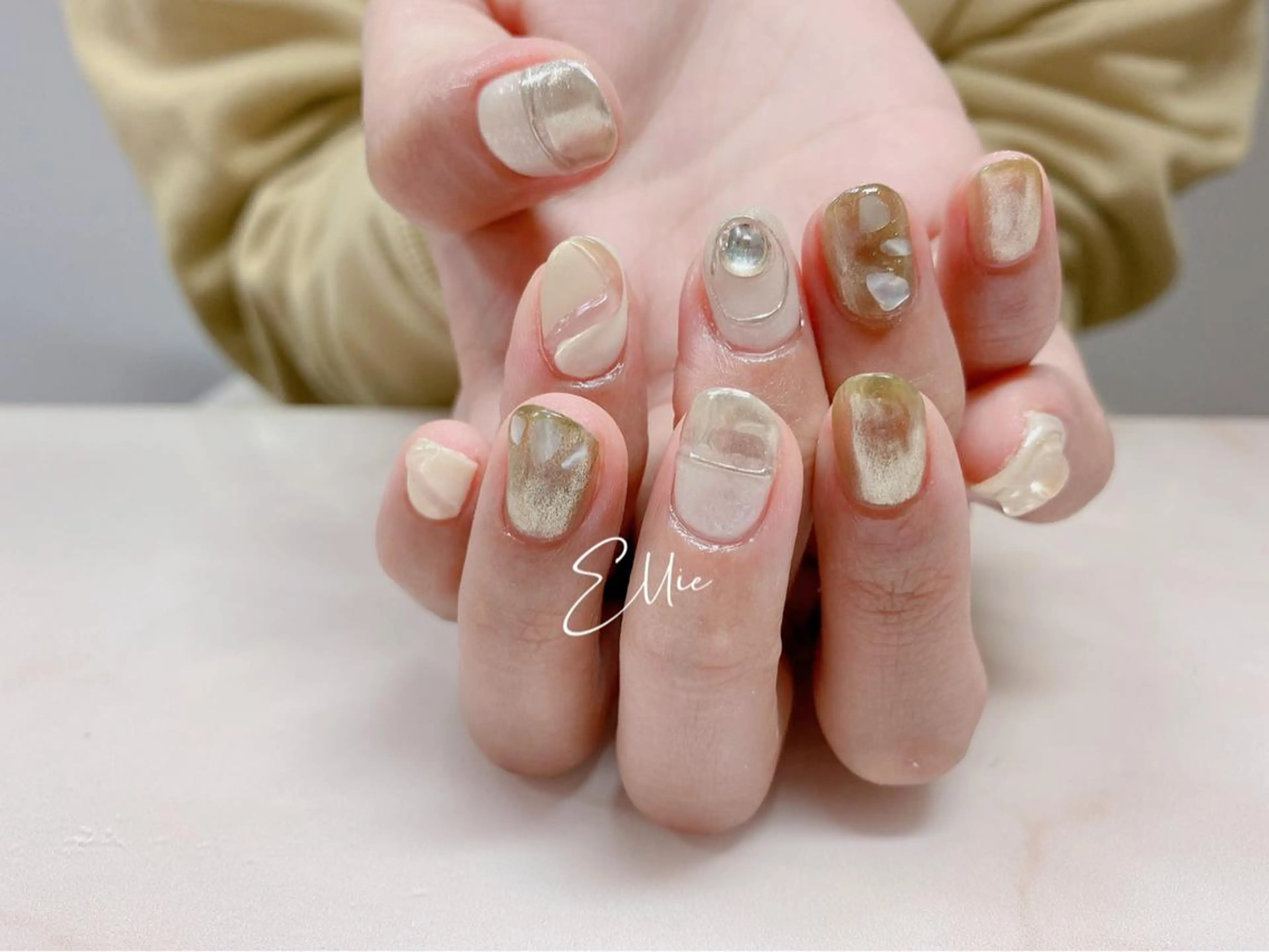 ネイル ハンドネイル ハンドケア 閨匠ビューティサロン 新橋店♡Ellieのネイルデザイン