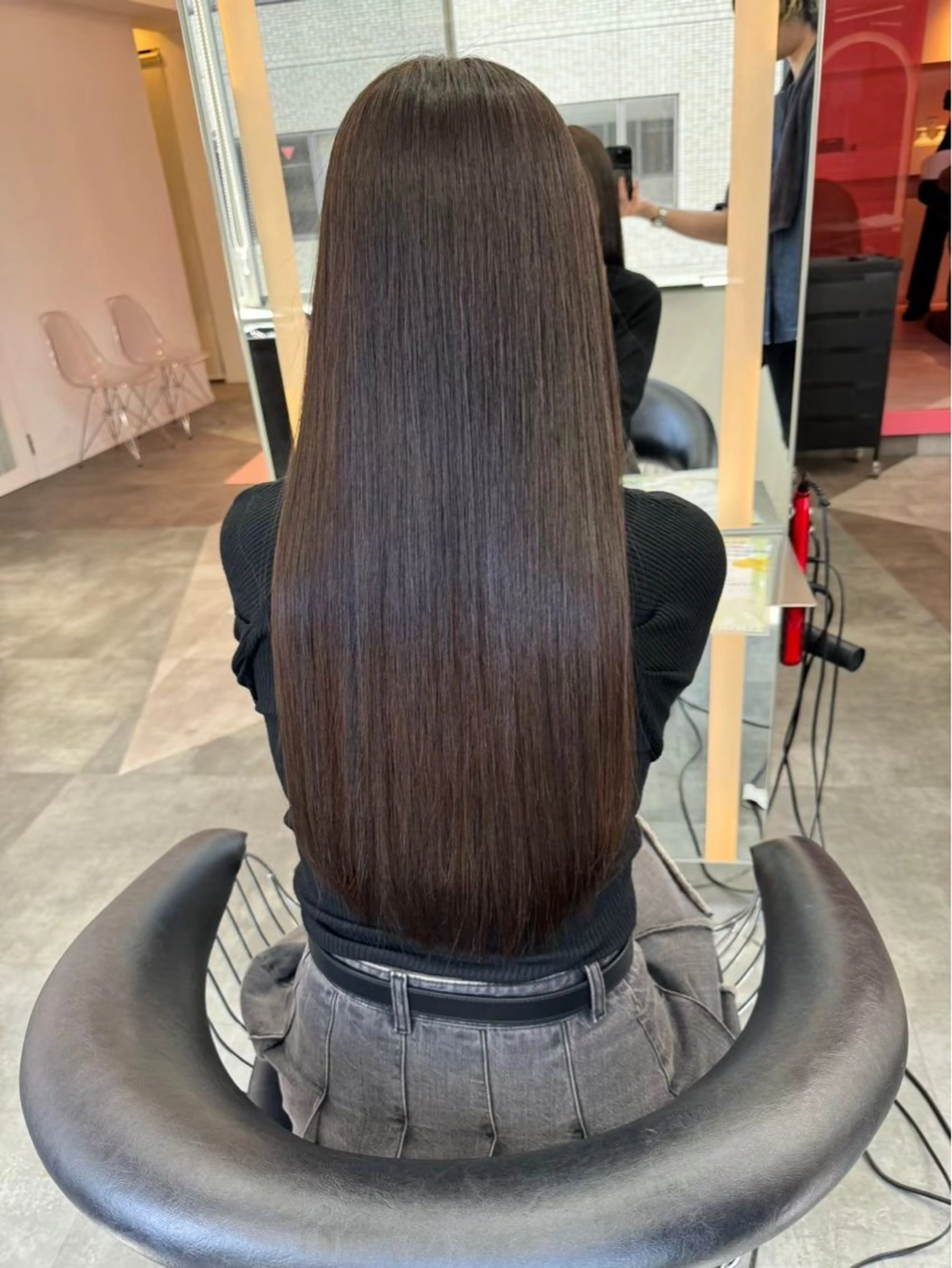 ロング 縮毛矯正/レイヤー/ 髪質改善/林のヘアスタイル