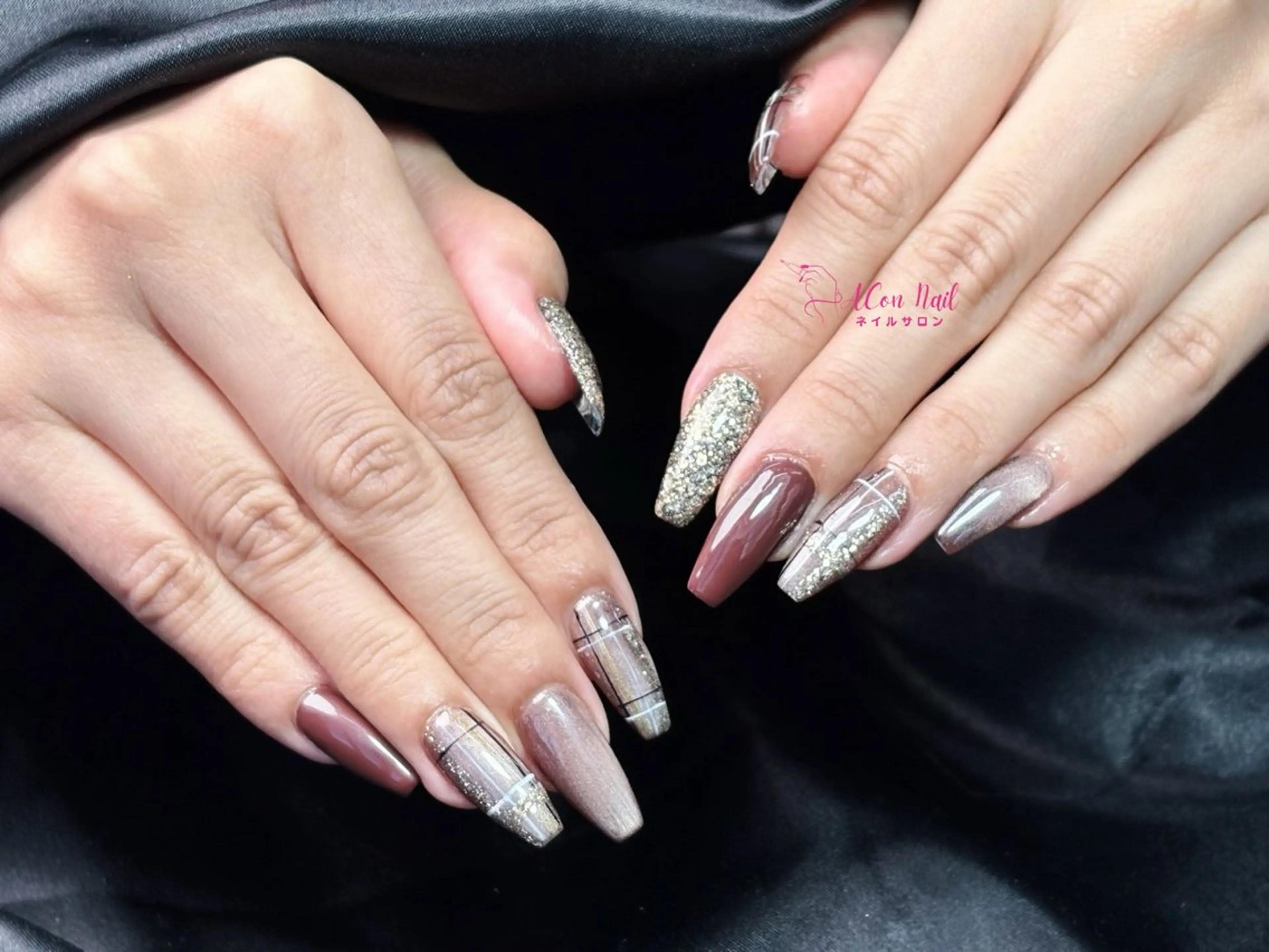 ネイル 桜ネイル 長さ出し フラワーネイル フレンチネイル ジェルネイル ハンドネイル AConNailSalon所属・ACon NailSalonのネイルデザイン