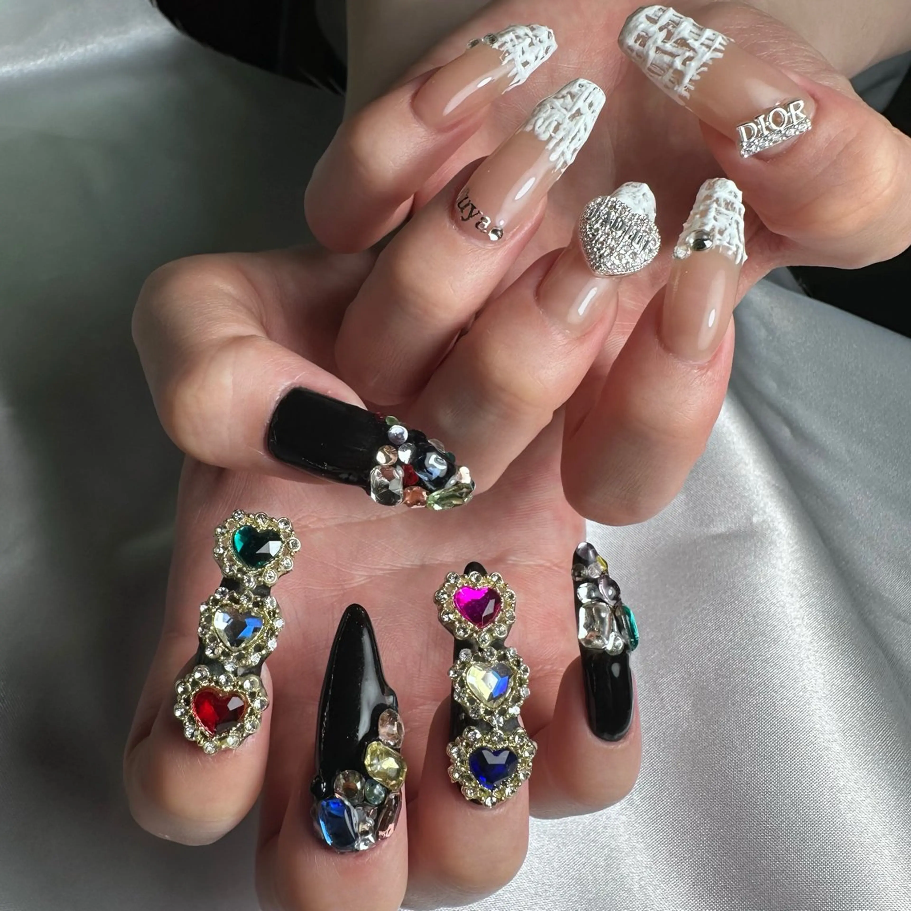 ネイル ロングネイル nail salon 凪のネイルデザイン