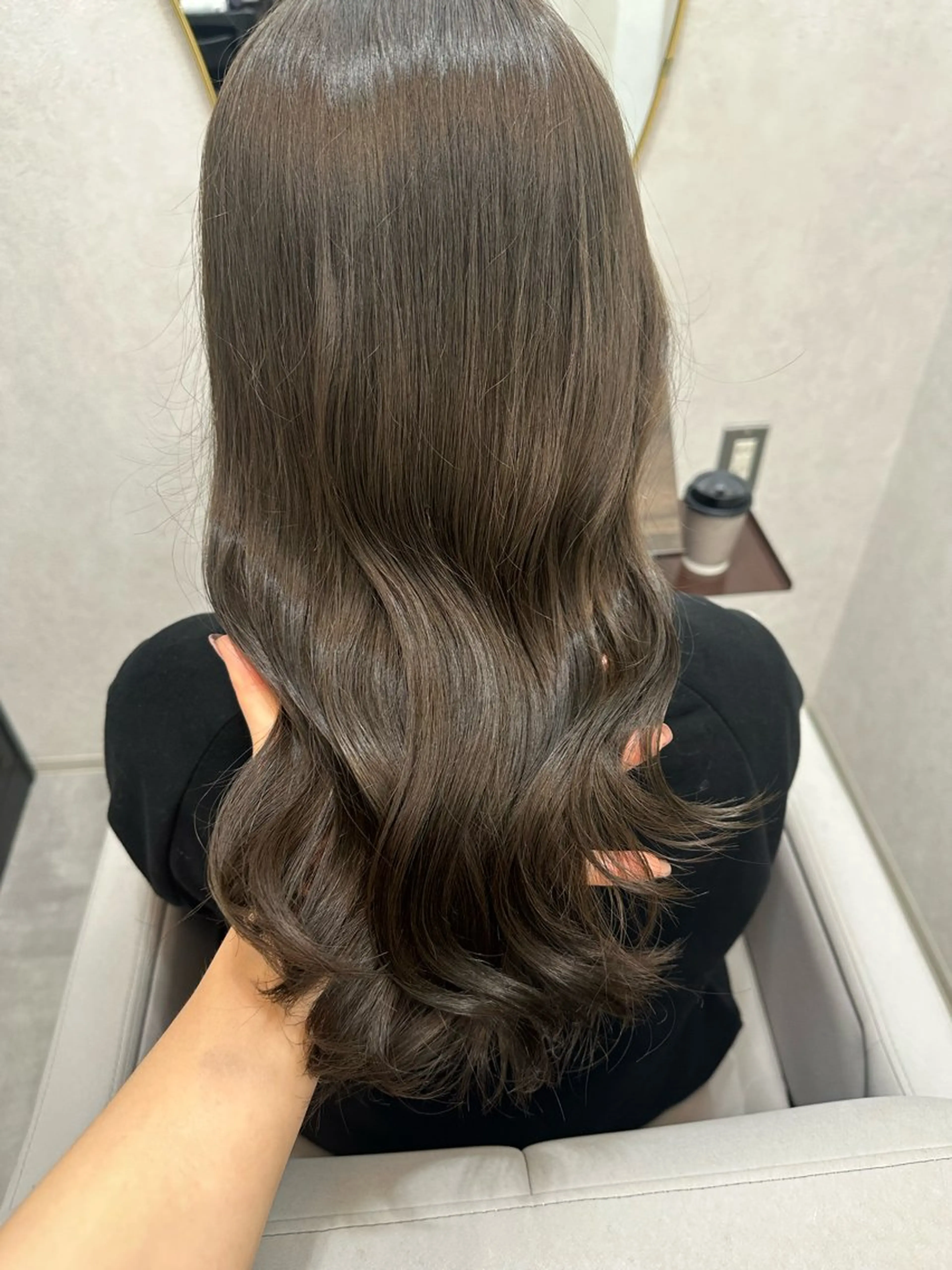 ミディアム カラー ナチュラル🎀透明感 カラー/香香のヘアスタイル