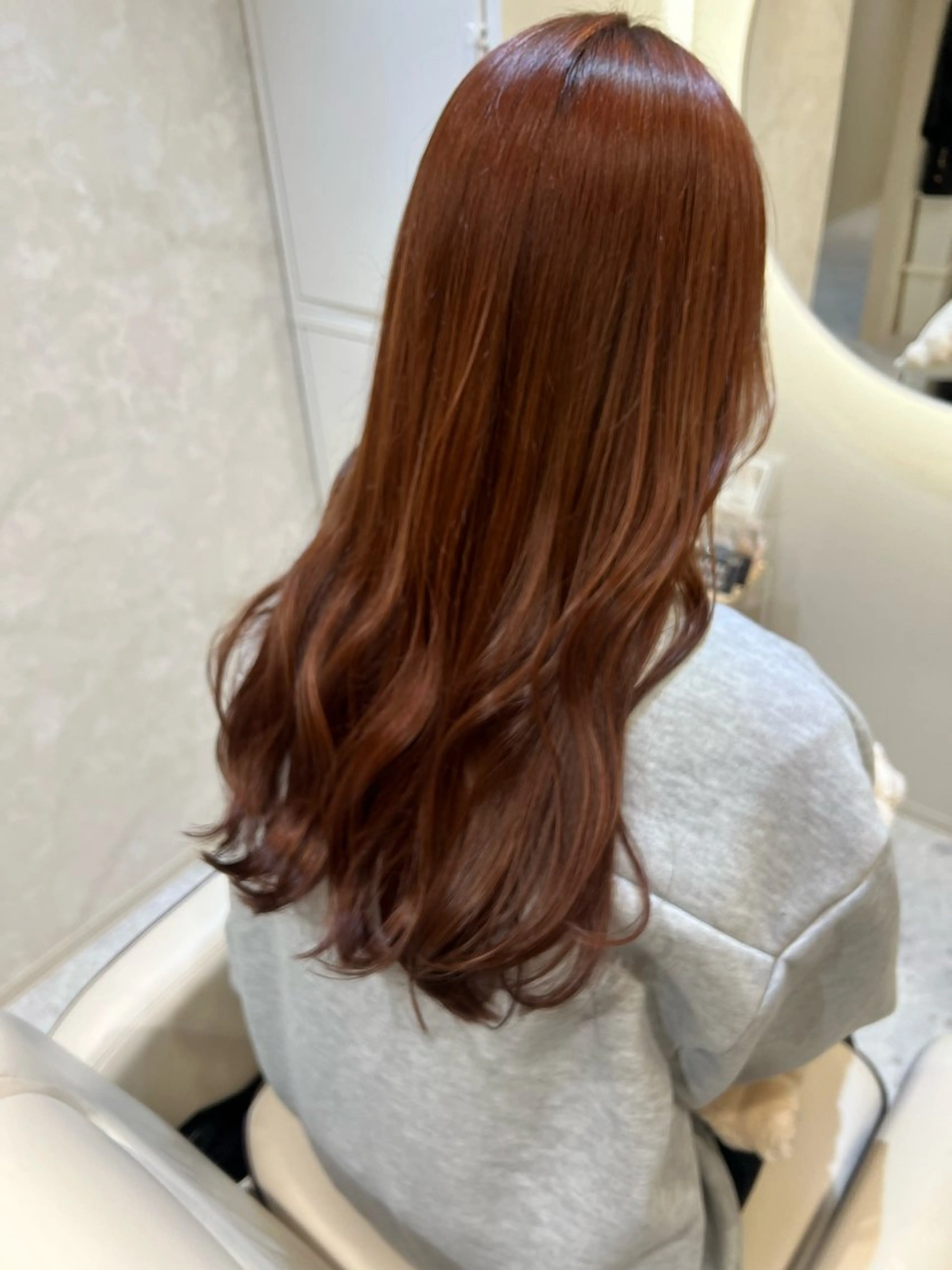 ロング ヘアカラー 🫧ツヤ髪個室美容室 安食茉莉🫧のヘアスタイル
