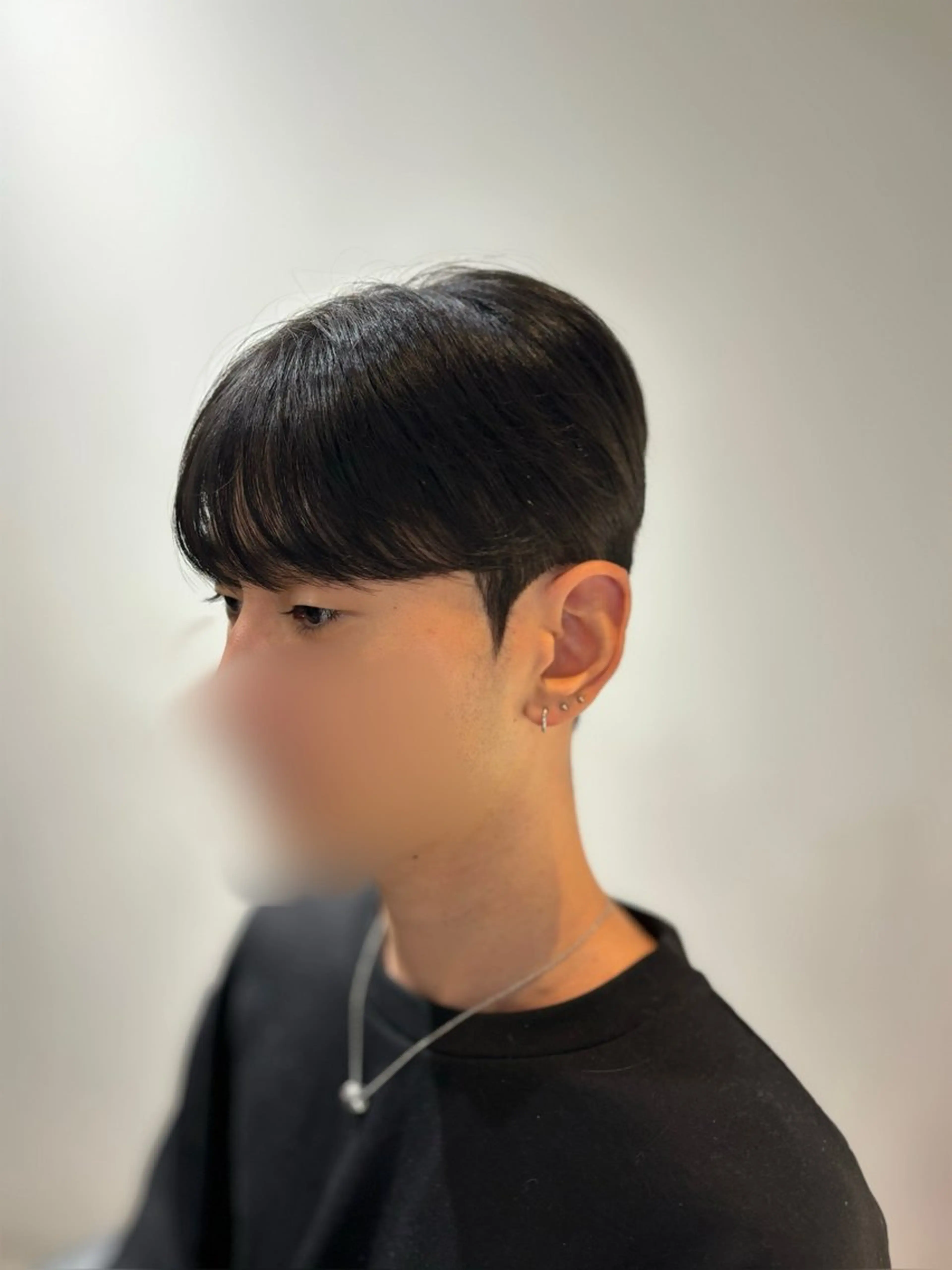 ショート パーマ メンズ ダウンパーマ マッシュ メンズパーマ シースルーマッシュ カット パーマ key キーのヘアスタイル