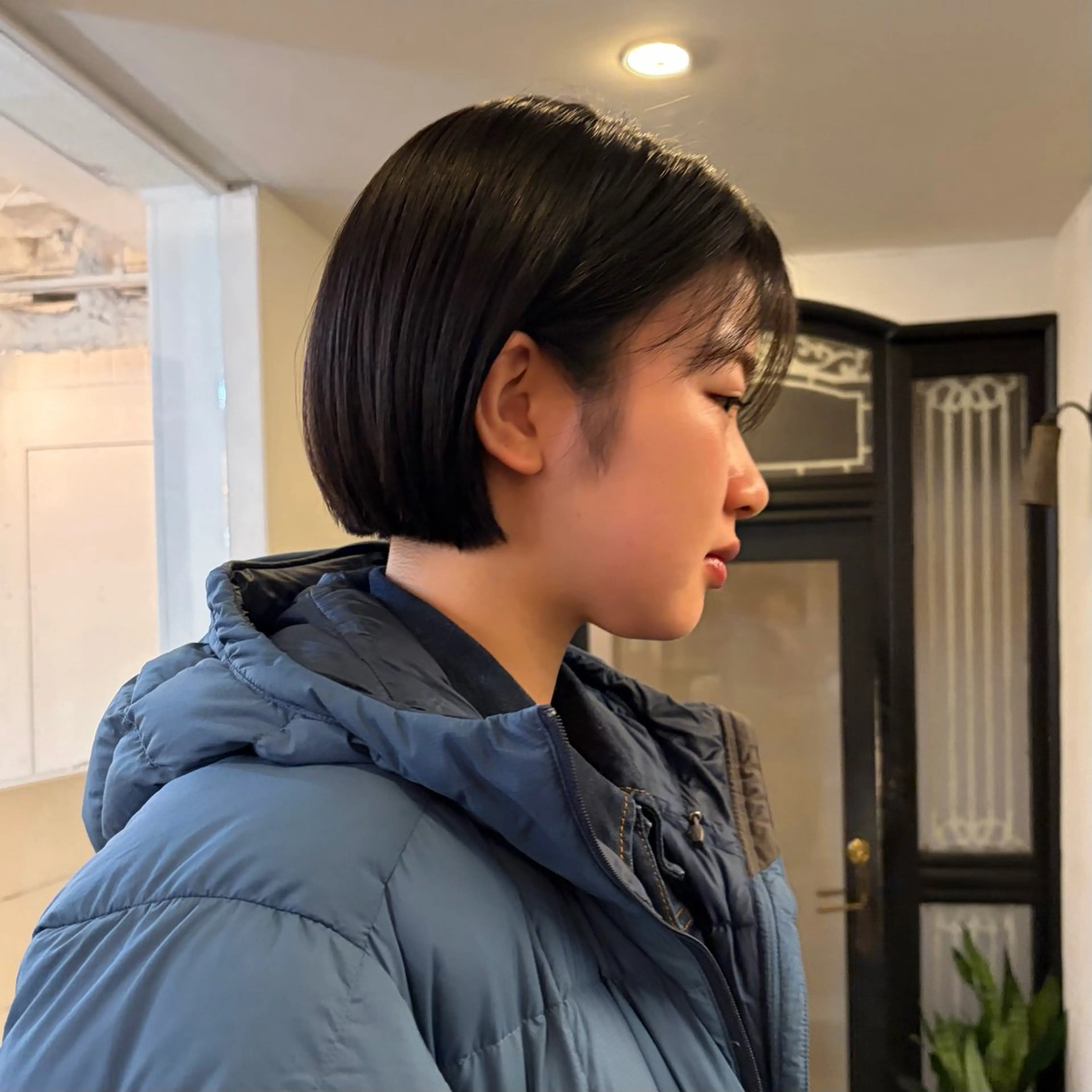 ショート ボブ 似合わせカット カット レイヤー/ベージュ mikuのヘアスタイル