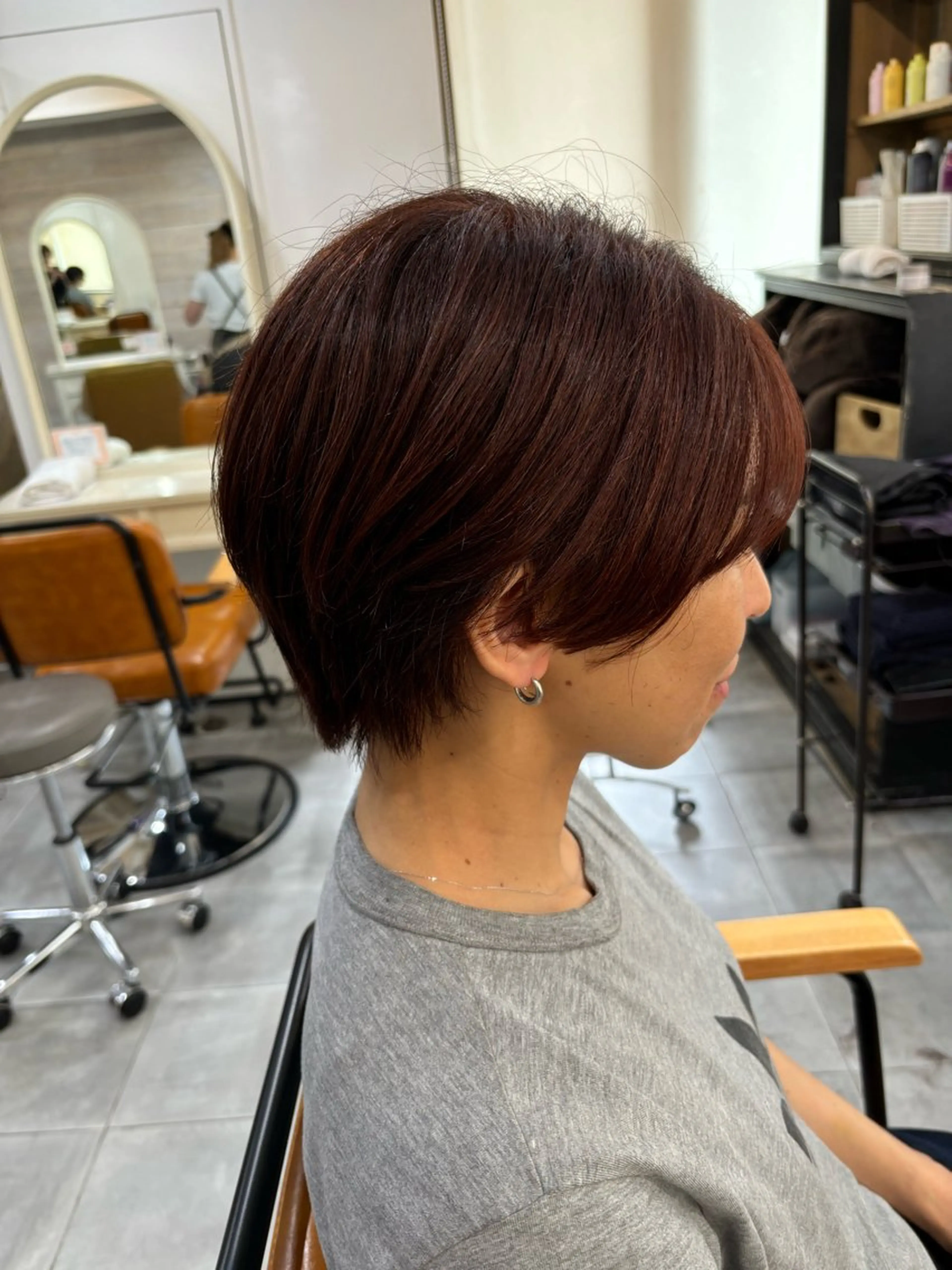 ショート カラー カット ヘアカラー ❄️中野侑香❄️ ハイライト/ブリーチのヘアスタイル