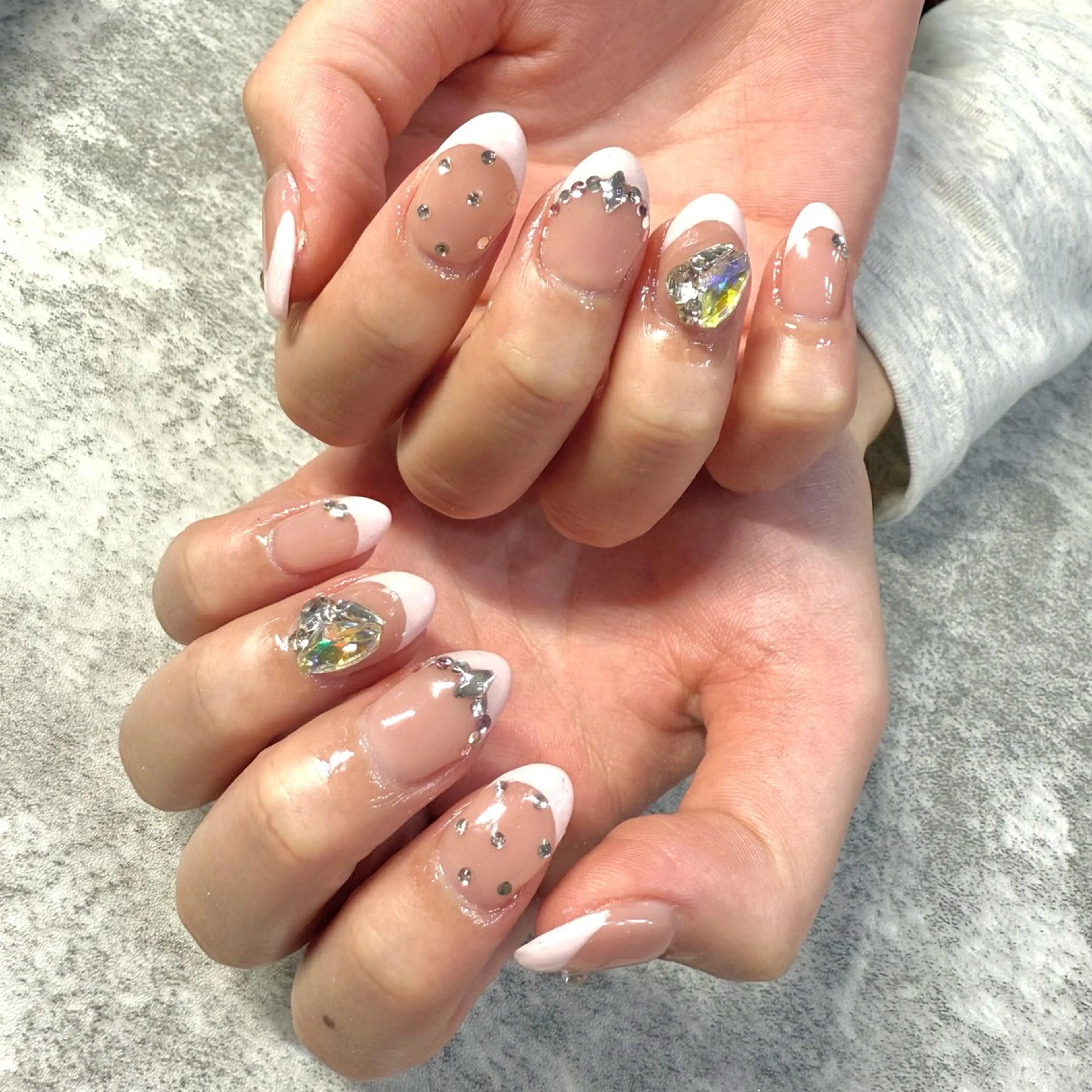 ネイル フレンチネイル ピンク ハンドネイル ★Rinail... .のネイルデザイン