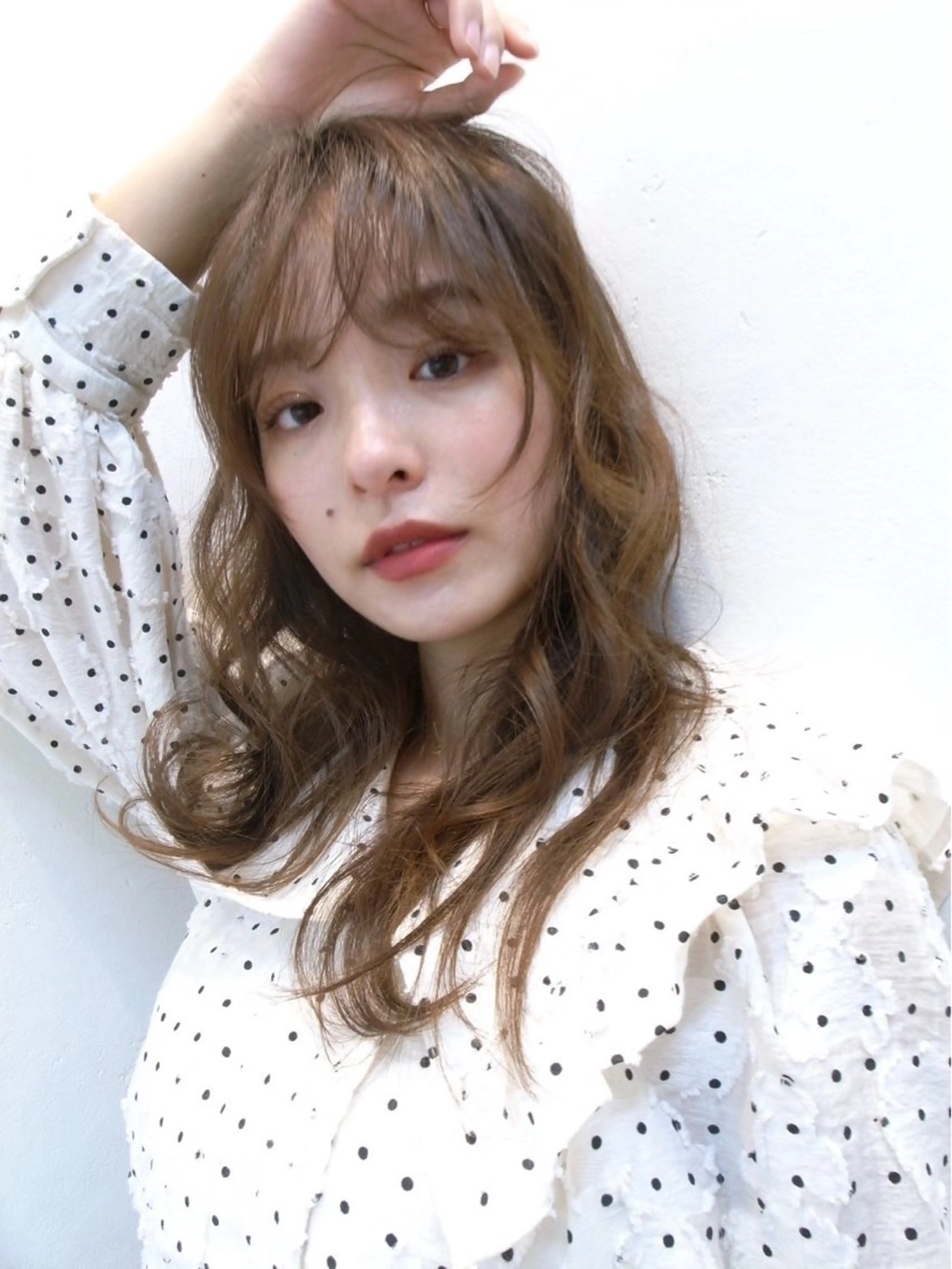 セミロング カラー 柔らかい艶暖色 レイヤー🫧姫汝のヘアスタイル