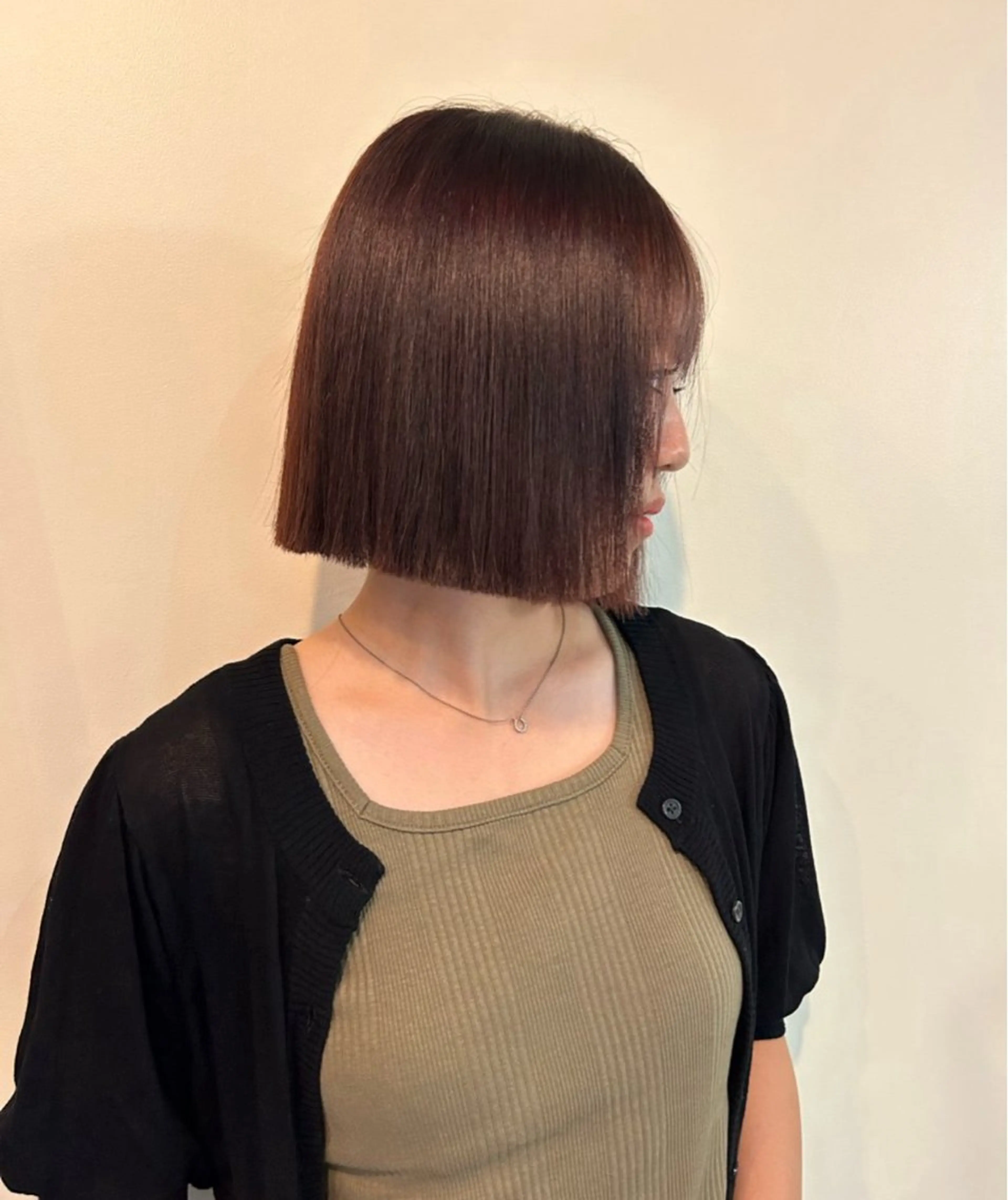 ショート ボブ 韓国ボブ/レイヤー ボブ/ EMIRIのヘアスタイル