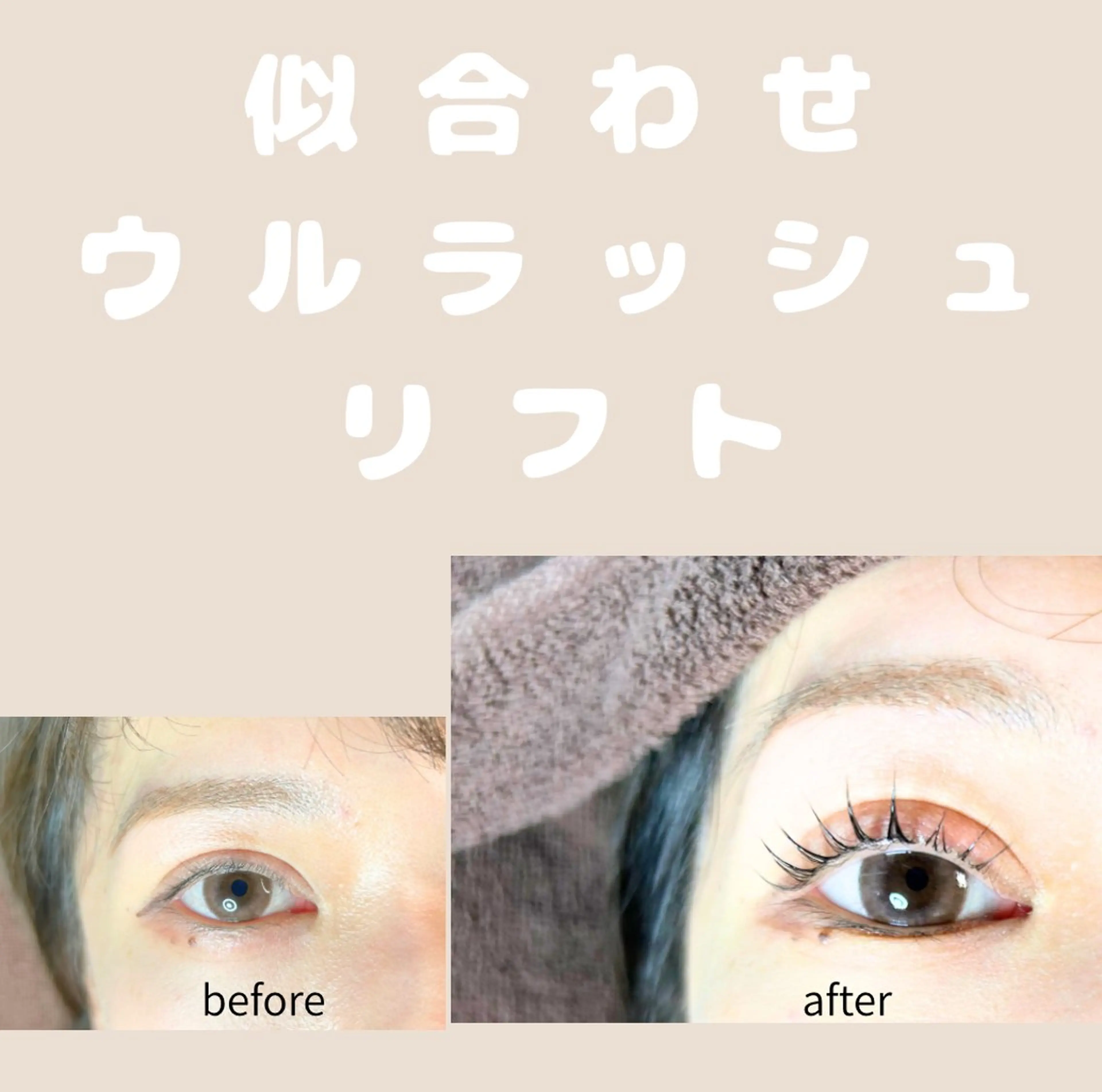 🍂minimoSALE!!🍂似合わせウルラッシュリフト(美容液コーティング付き)🖌️の写真