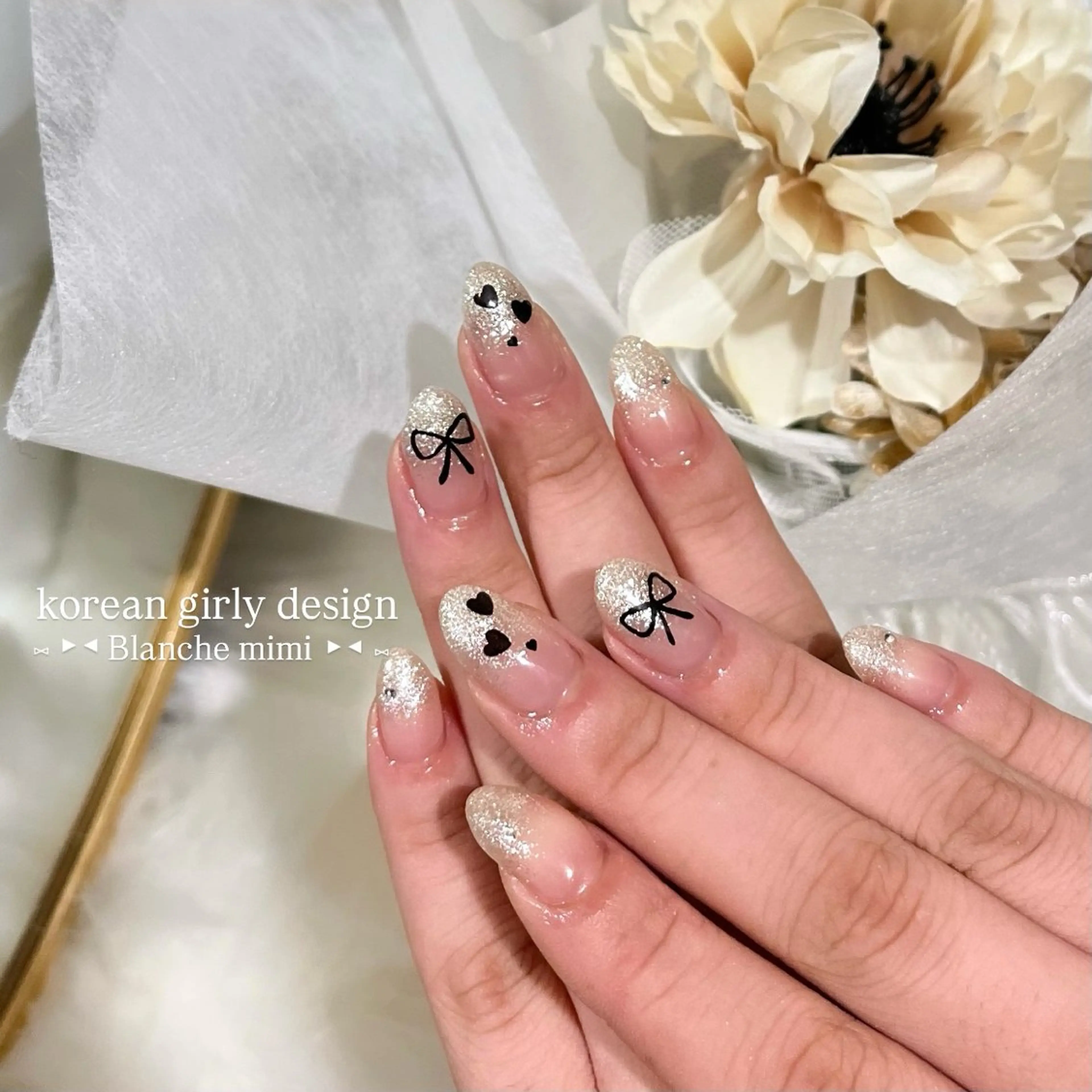 ネイル ハンドネイル Blanche mimi.u_aのネイルデザイン