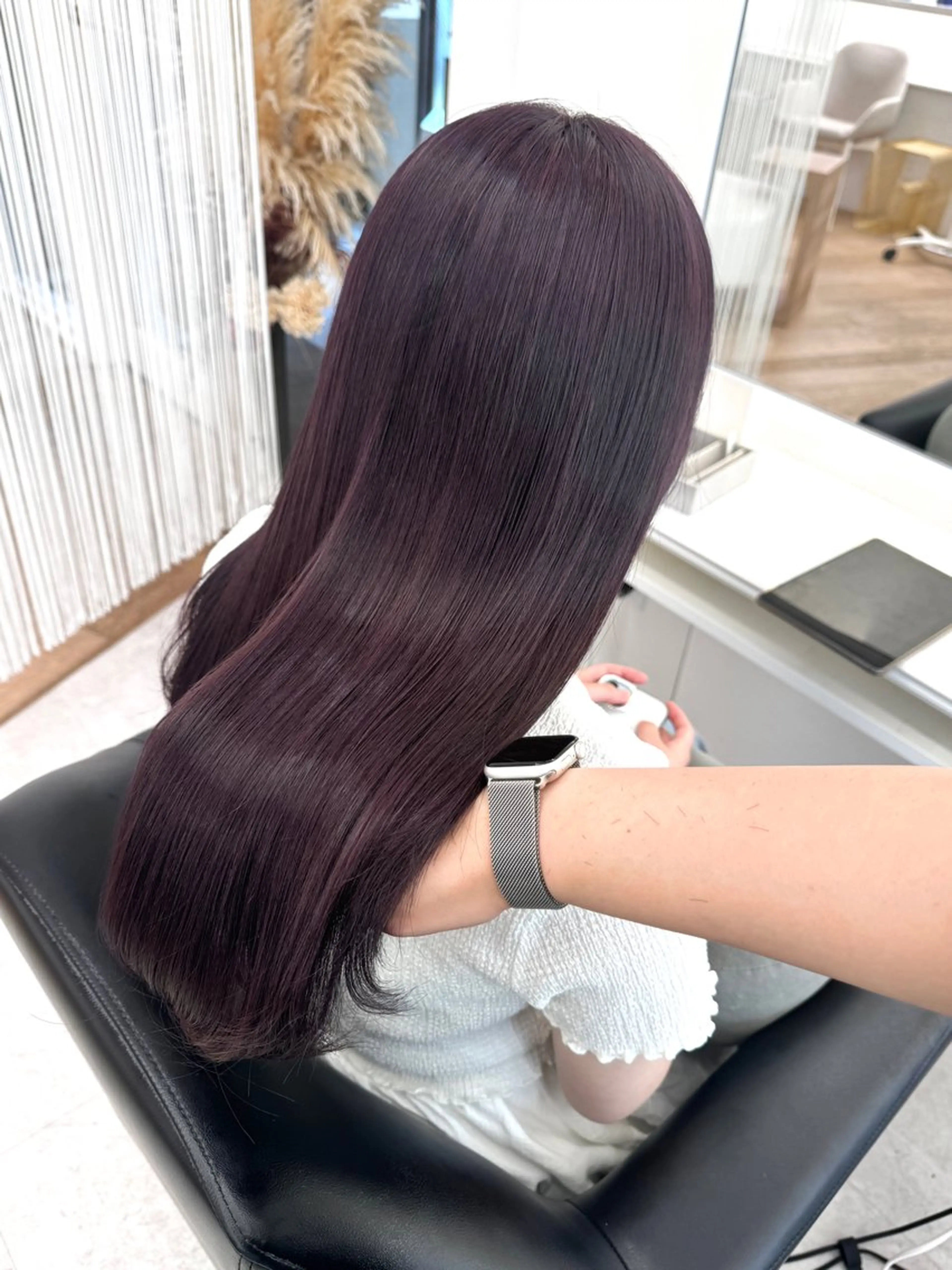 ロング カラー カット ヘアカラー ♡ParveMix NANO♡のヘアスタイル