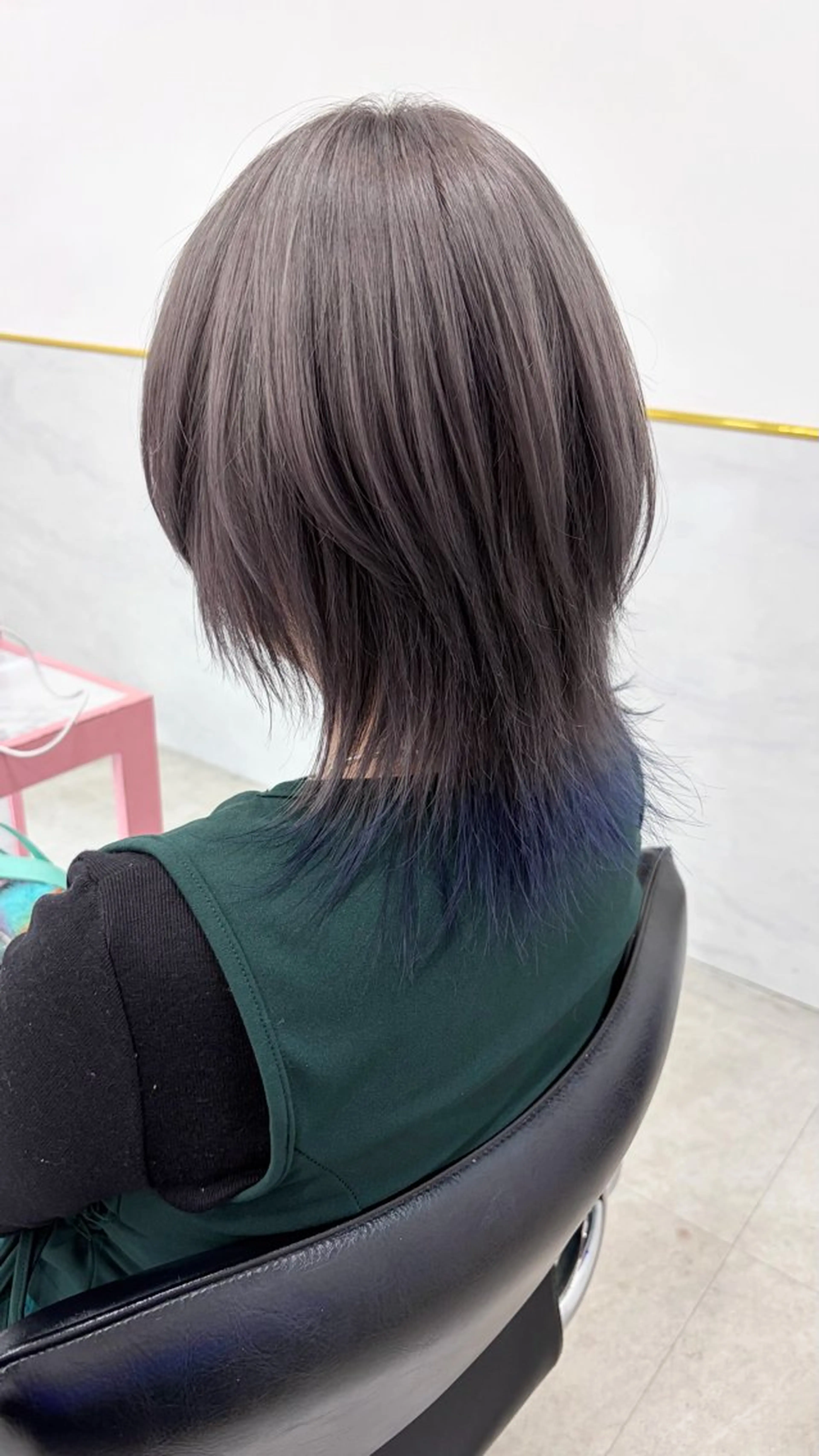 ミディアム カラー ブリーチ レイン🌏🌱 似合わせ/ハイトーンのヘアスタイル